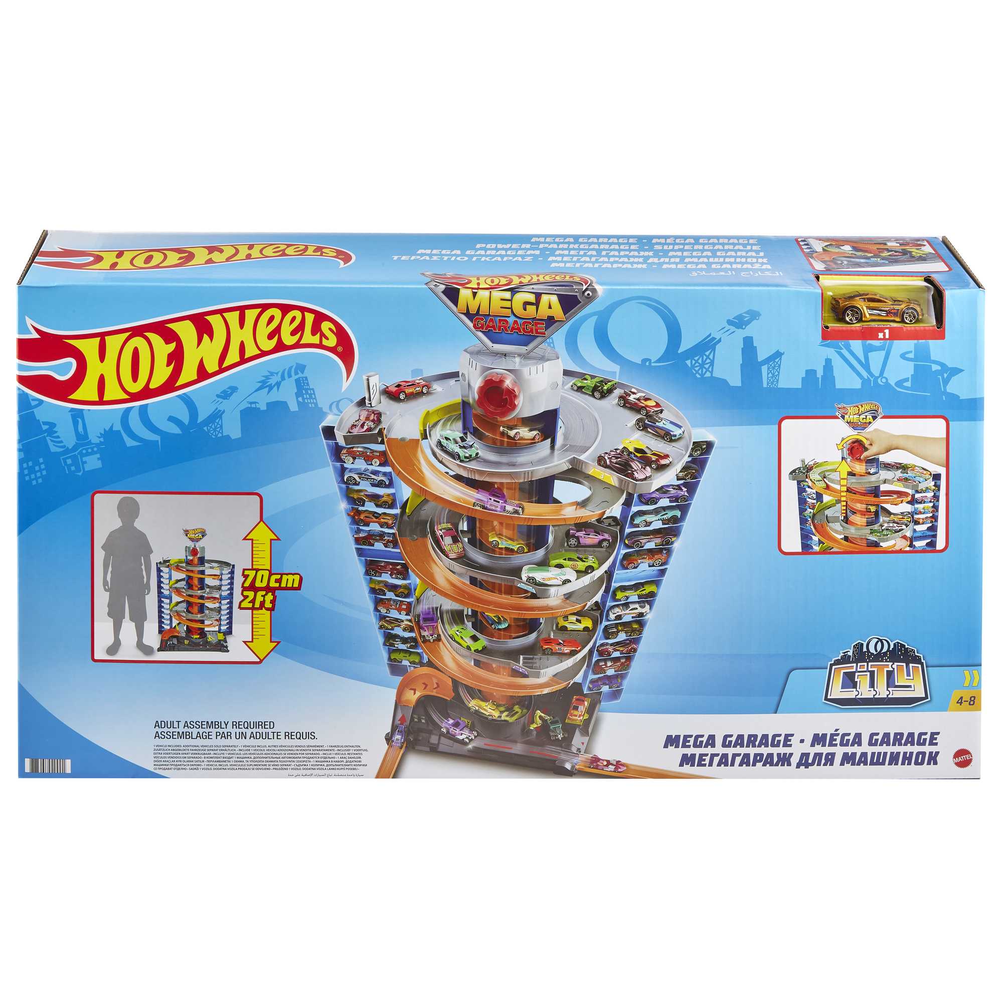 Hot Wheels® City Zakręcony Megagaraż Zestaw - Image 6