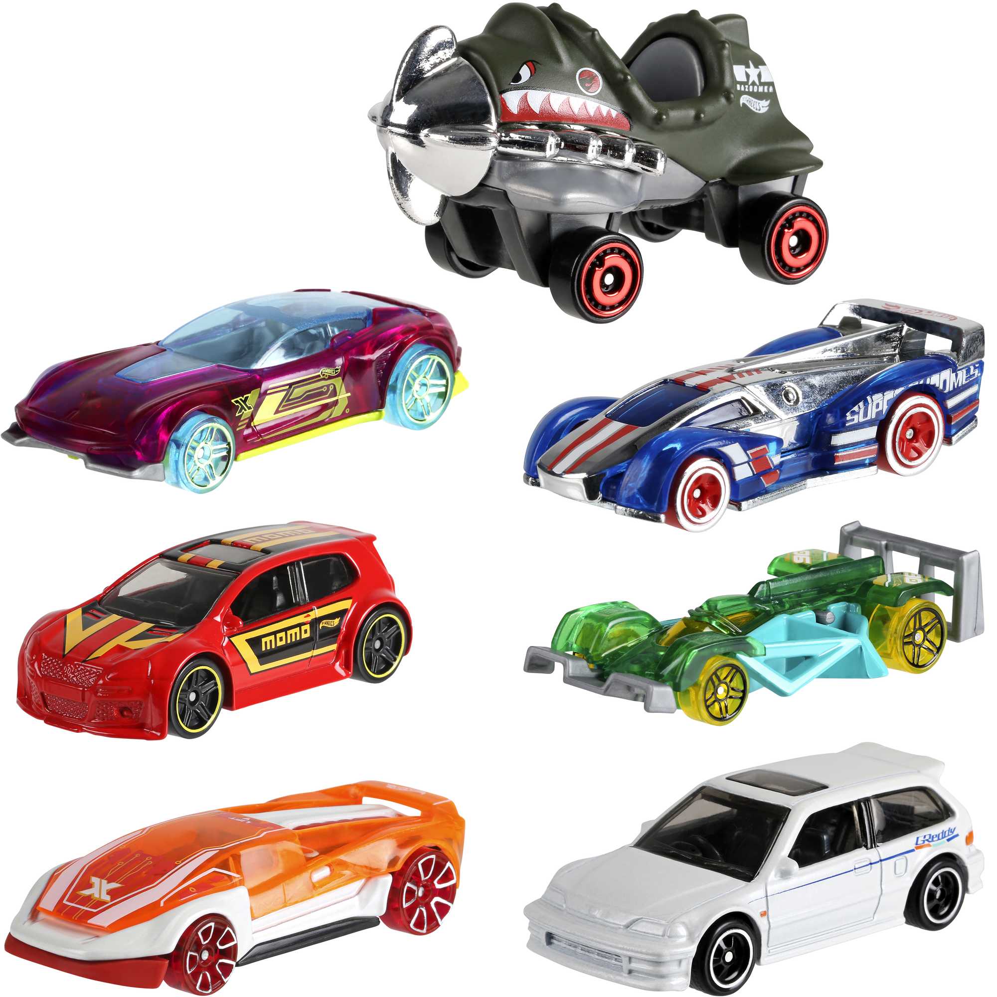 Hot Wheels Clip Strip Coches Básicos (12 Coches)
