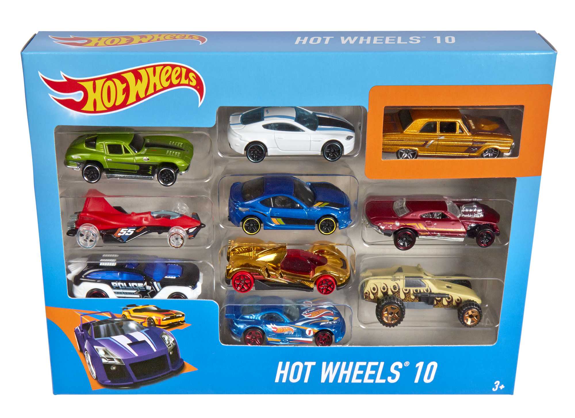Hot Wheels - Assortiment Coffret 10 Véhicules - Petite Voiture - 3 Ans Et + - Image 8