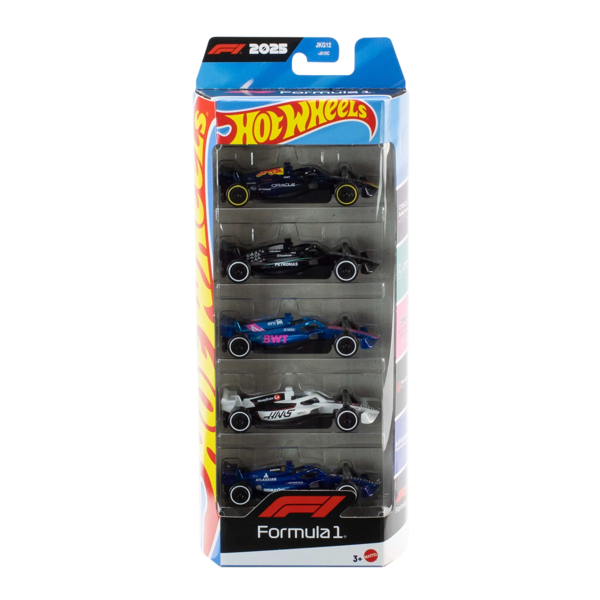 Hot Wheels-Coffret 5 Voitures De Course-Voitures De F1 En Métal Moulé - Image 6