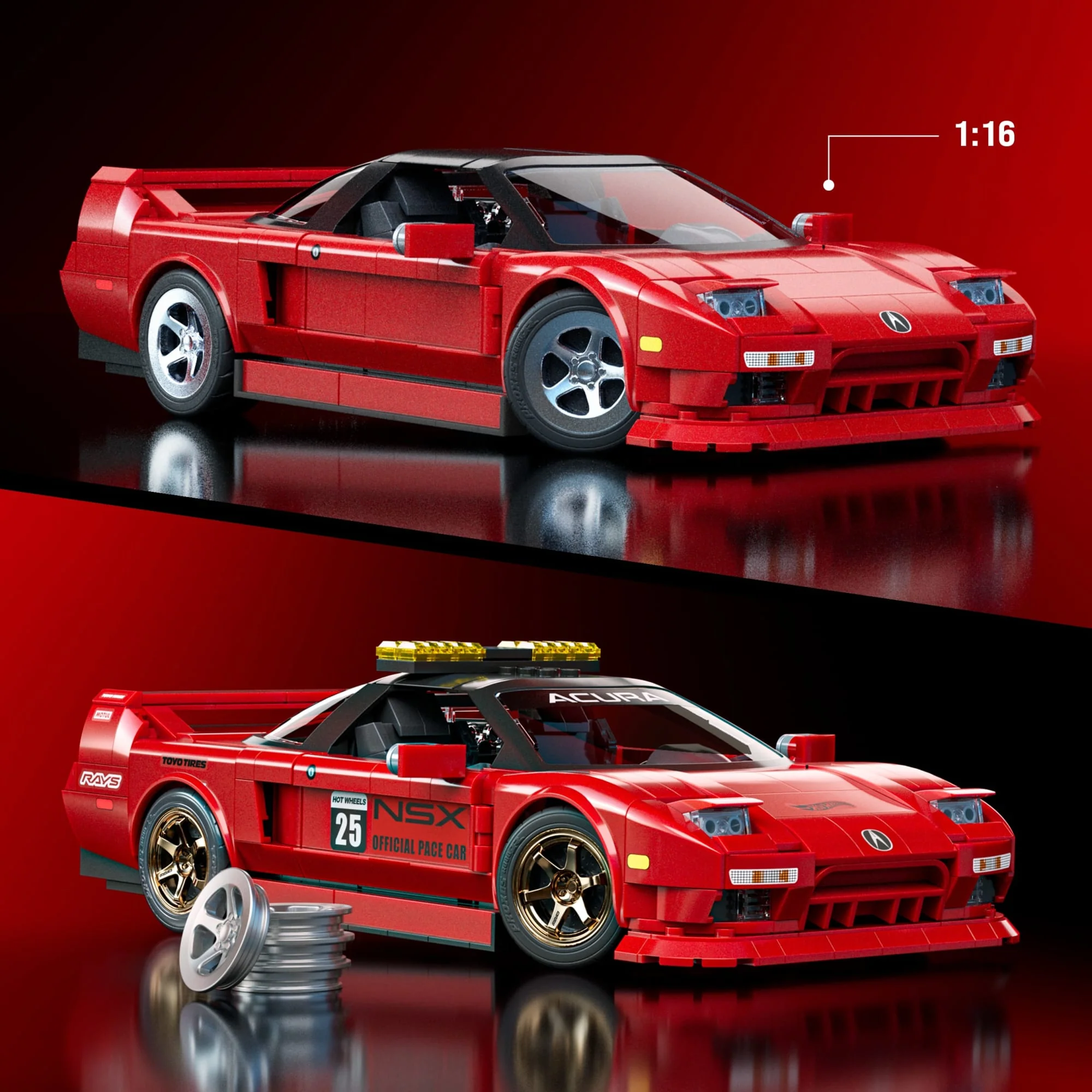 Hot Wheels-Coffret De Construction Nsx Acura Des Années 90 - Image 6
