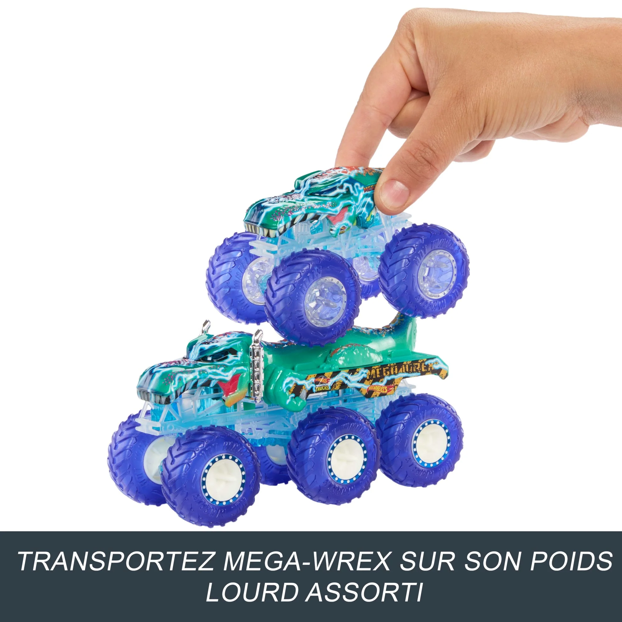 Hot Wheels-Gros Camion Monster Trucks Power Smashers-Coffret - Image 4