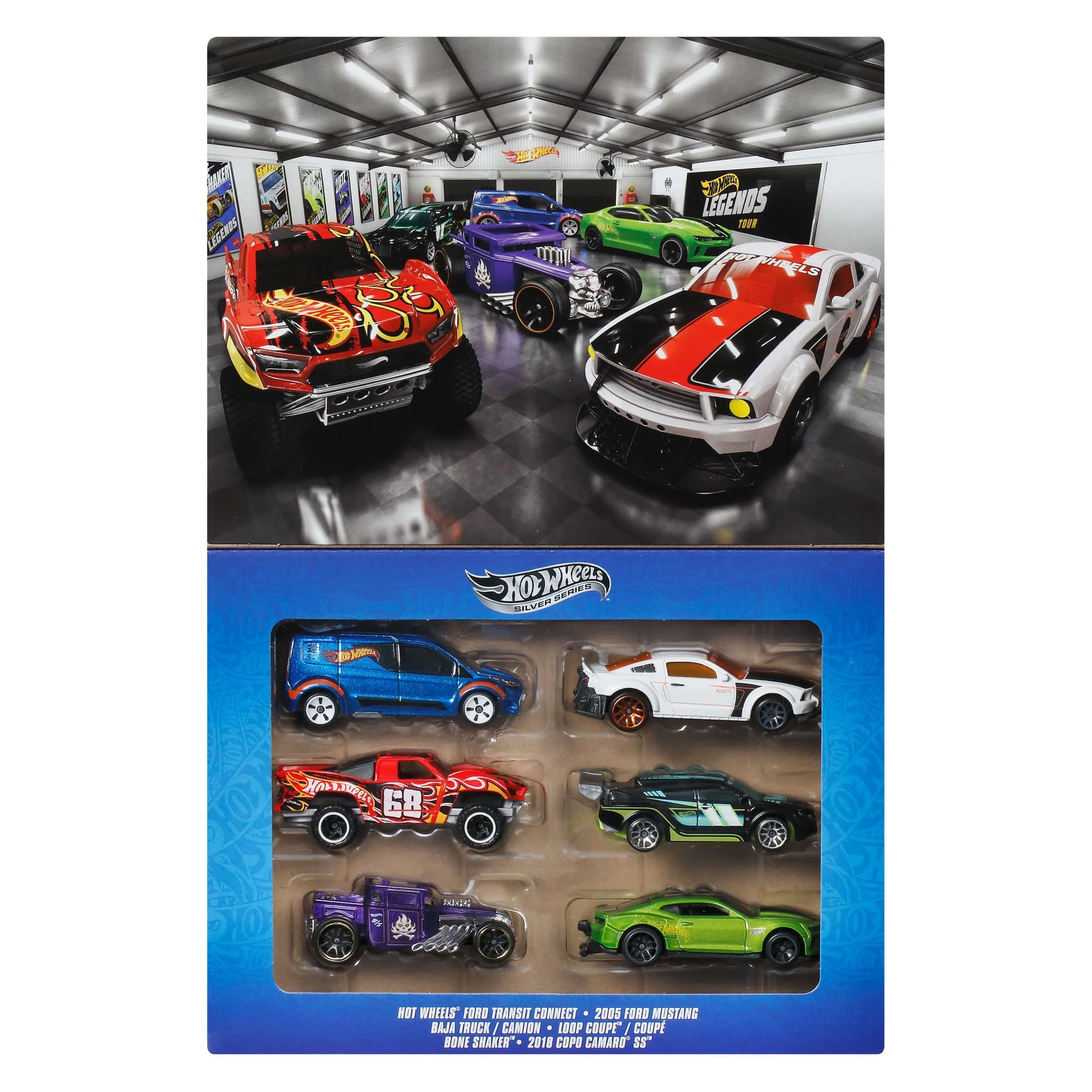 Hot Wheels-Coffret Legends-Lot De 6 Véhicules En Métal