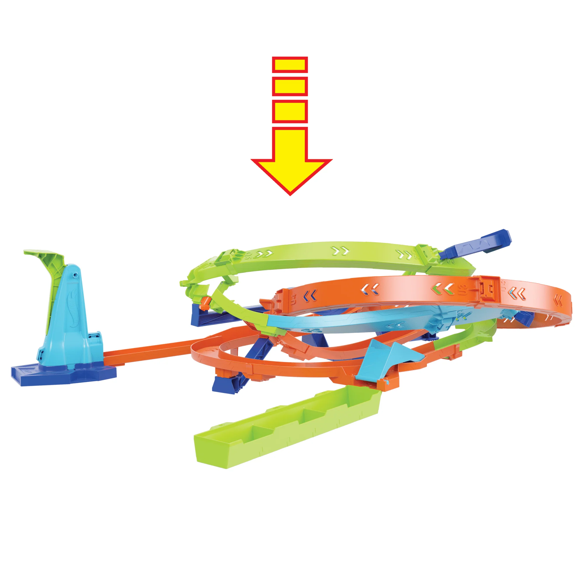 Hot Wheels-Loop Cyclone Challenge-Coffret Avec Voiture 1/64 - Image 3
