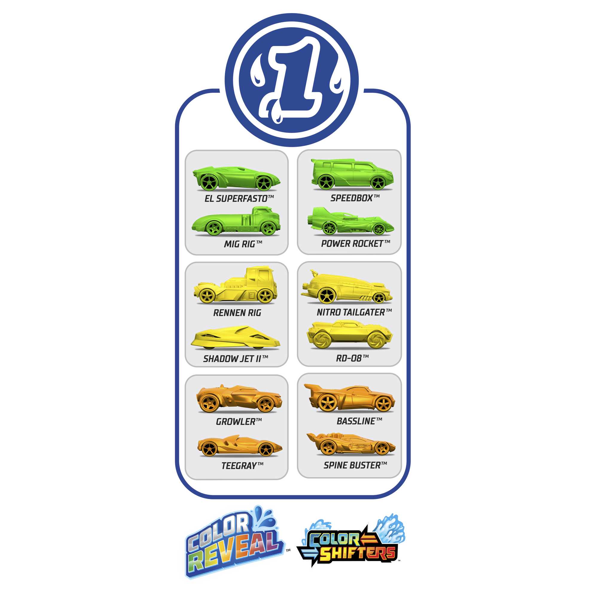 Hot Wheels Color Reveal, Set of 2 Vehicles with Surprise Reveal & Color-Change Feature - Image 4