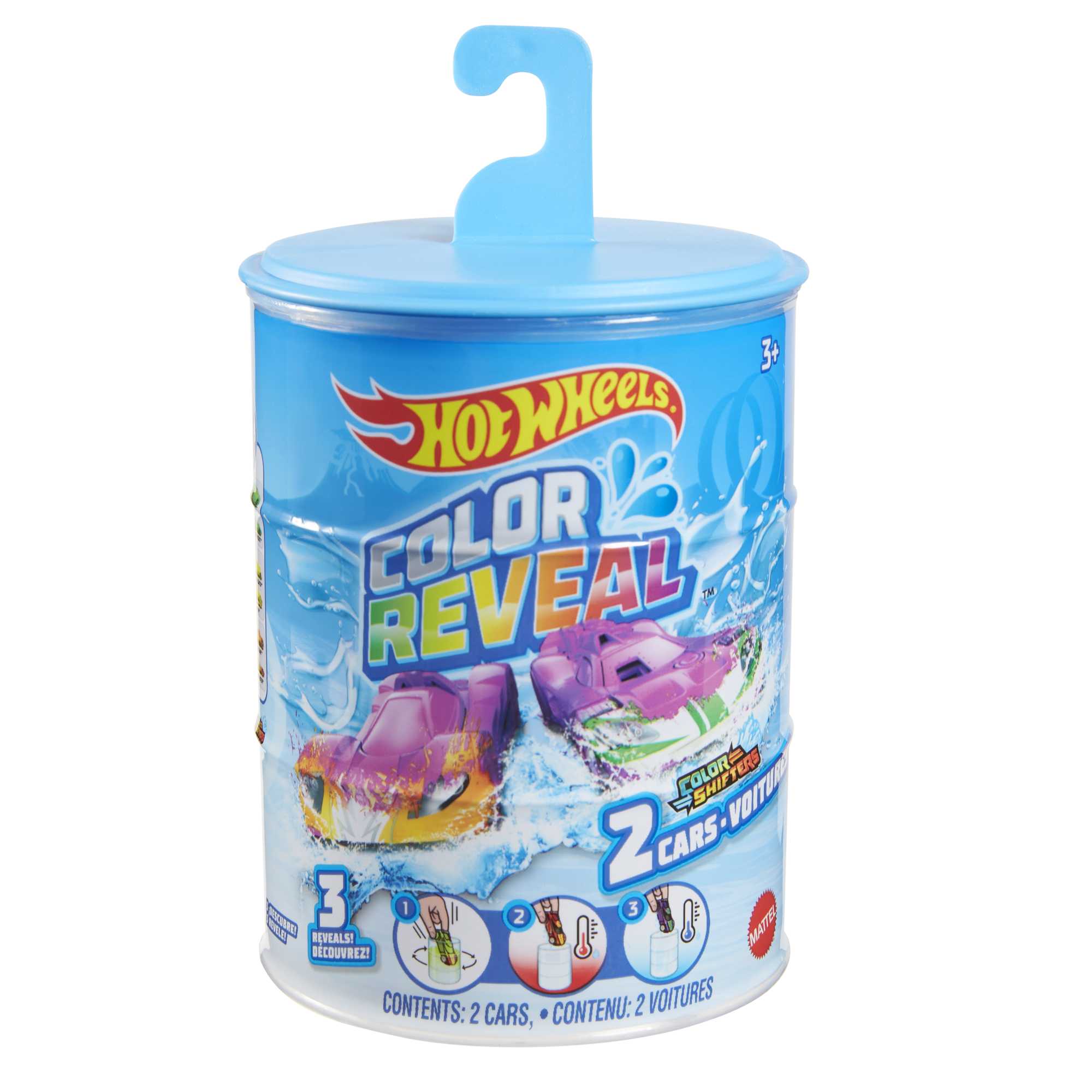 Hot Wheels Color Reveal, Set of 2 Vehicles with Surprise Reveal & Color-Change Feature - Image 6