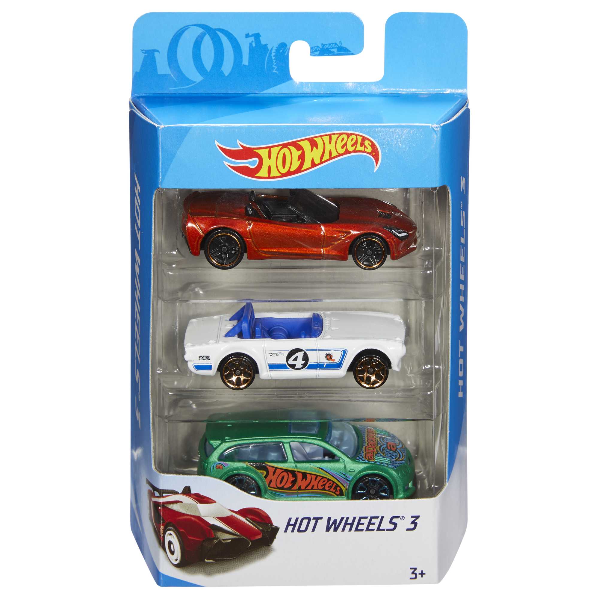 Hot Wheels - Confezione da tre veicoli classici - Image 6