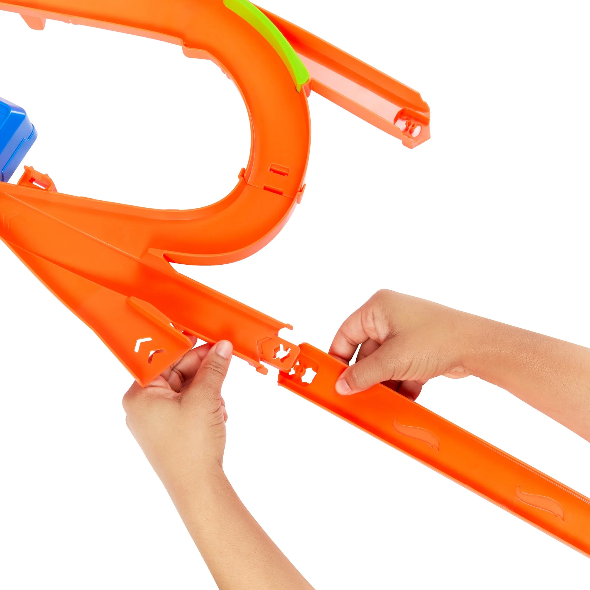 Conjunto De Pista De Acrobacias Choque En El Aire De Hot Wheels Con Coche De Juguete Metálico A Escala 1:64 Y Propulsor Motorizado - Image 3