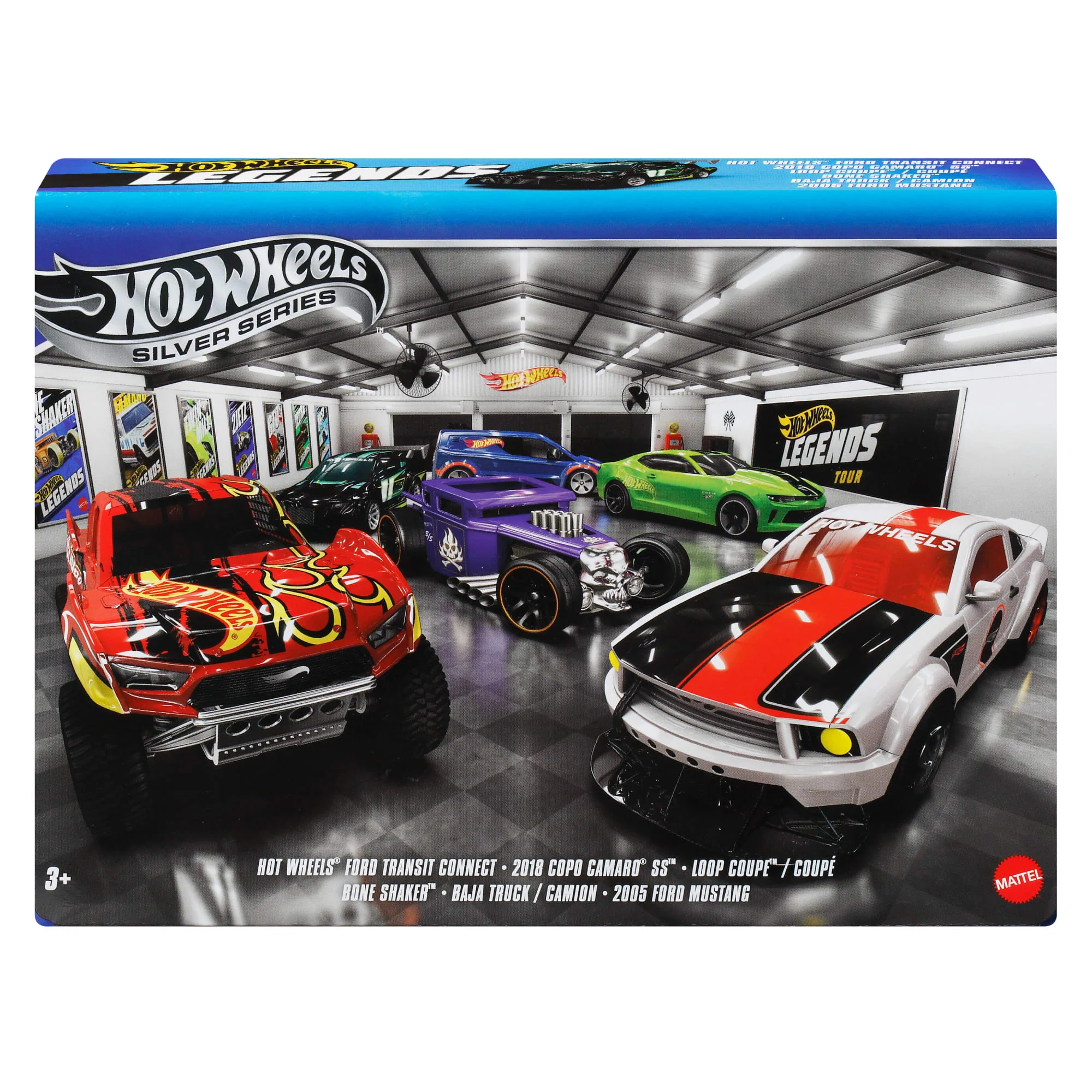 Hot Wheels Die-Cast-Spielzeugautos Und -Trucks Im Maßstab 1:64, Set Mit 6 Legends-Fahrzeugen (Stile Können Abweichen) [Exklusiv Bei Walmart] - Image 2