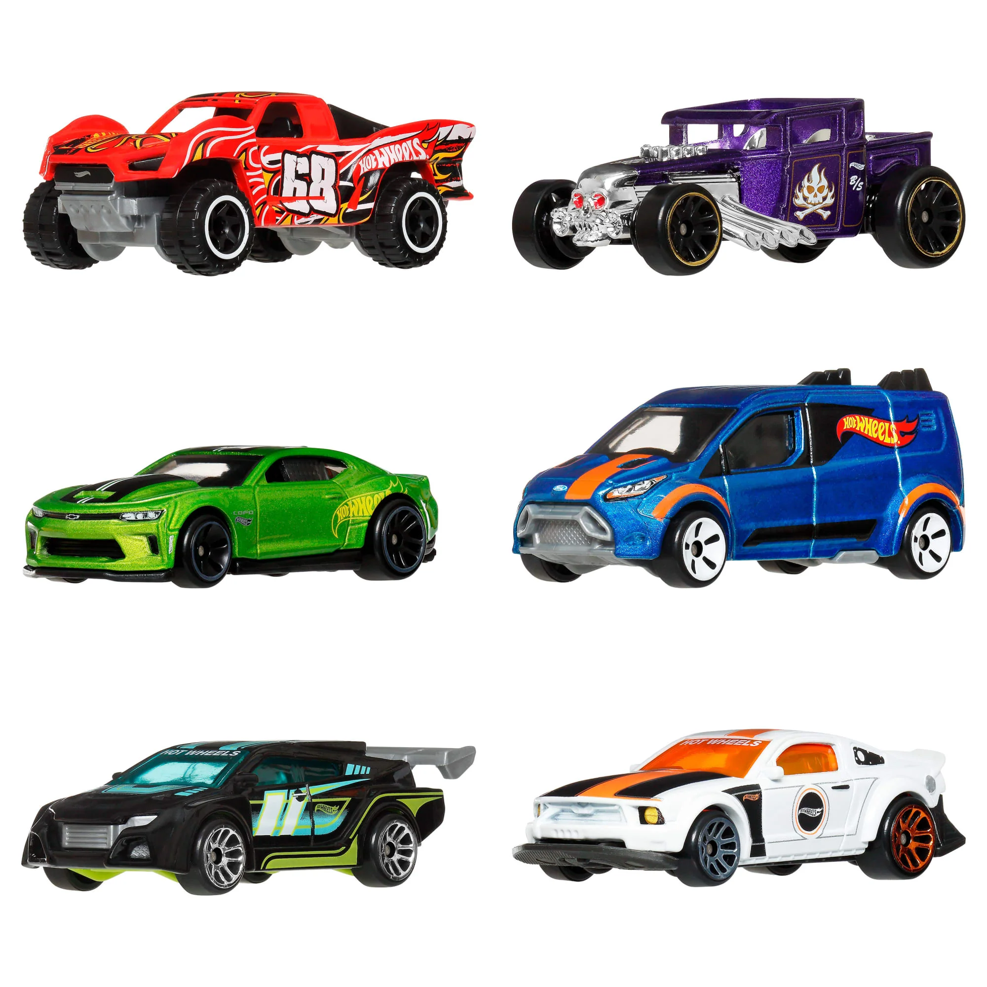 Hot Wheels Die-Cast-Spielzeugautos Und -Trucks Im Maßstab 1:64, Set Mit 6 Legends-Fahrzeugen (Stile Können Abweichen) [Exklusiv Bei Walmart] - Image 3