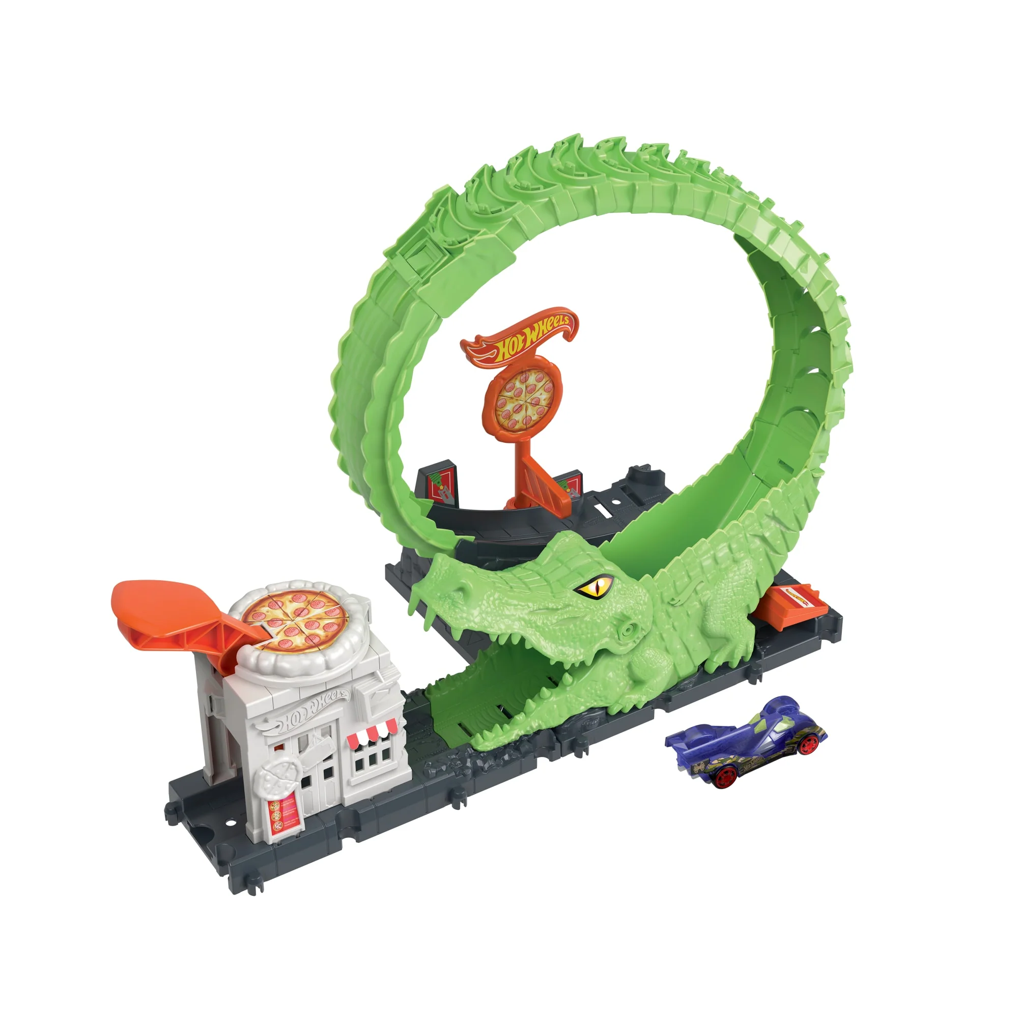 Hot Wheels Düşmanlarla Mücadele Serisi Oyun Seti, Pist Seti Ve 1 Oyuncak Araba - Image 4