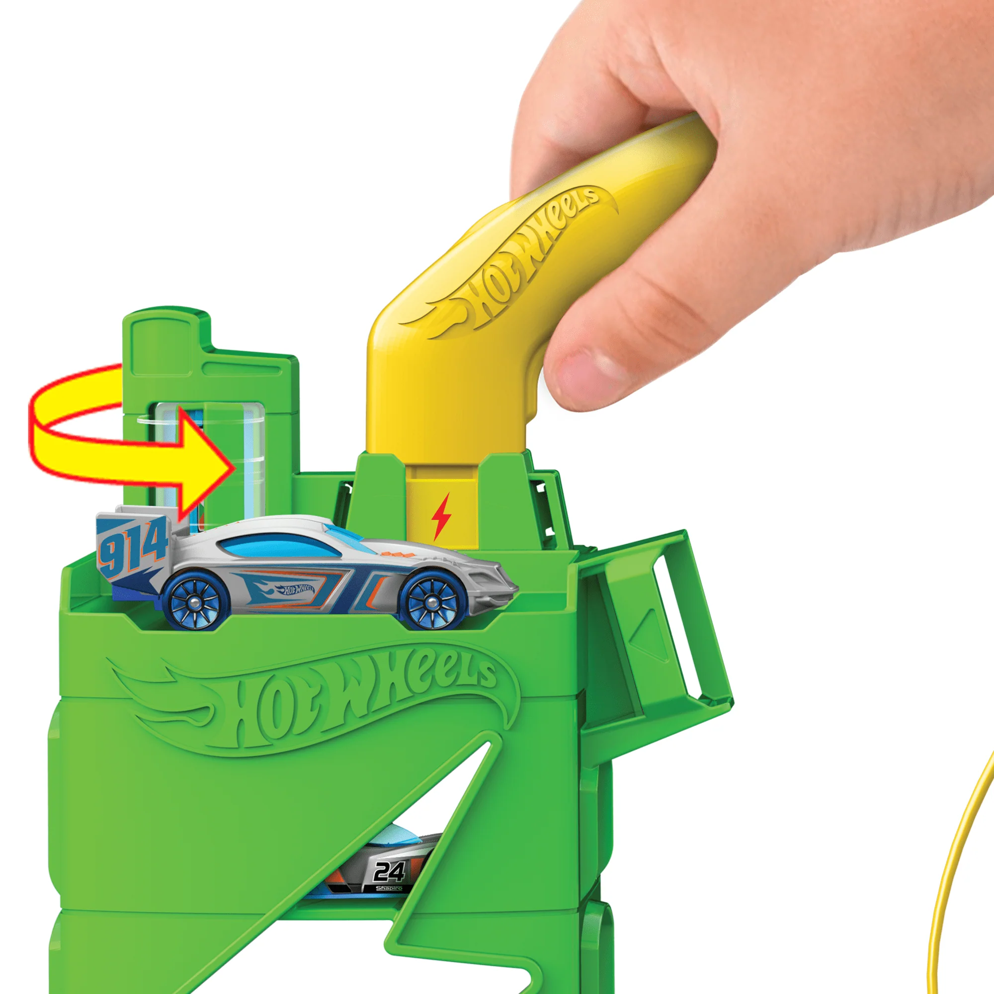 Hot Wheels Elektrikli Araç Şarj İstasyonu Ve 1:64 Ölçekli Oyuncak Araba - Image 4