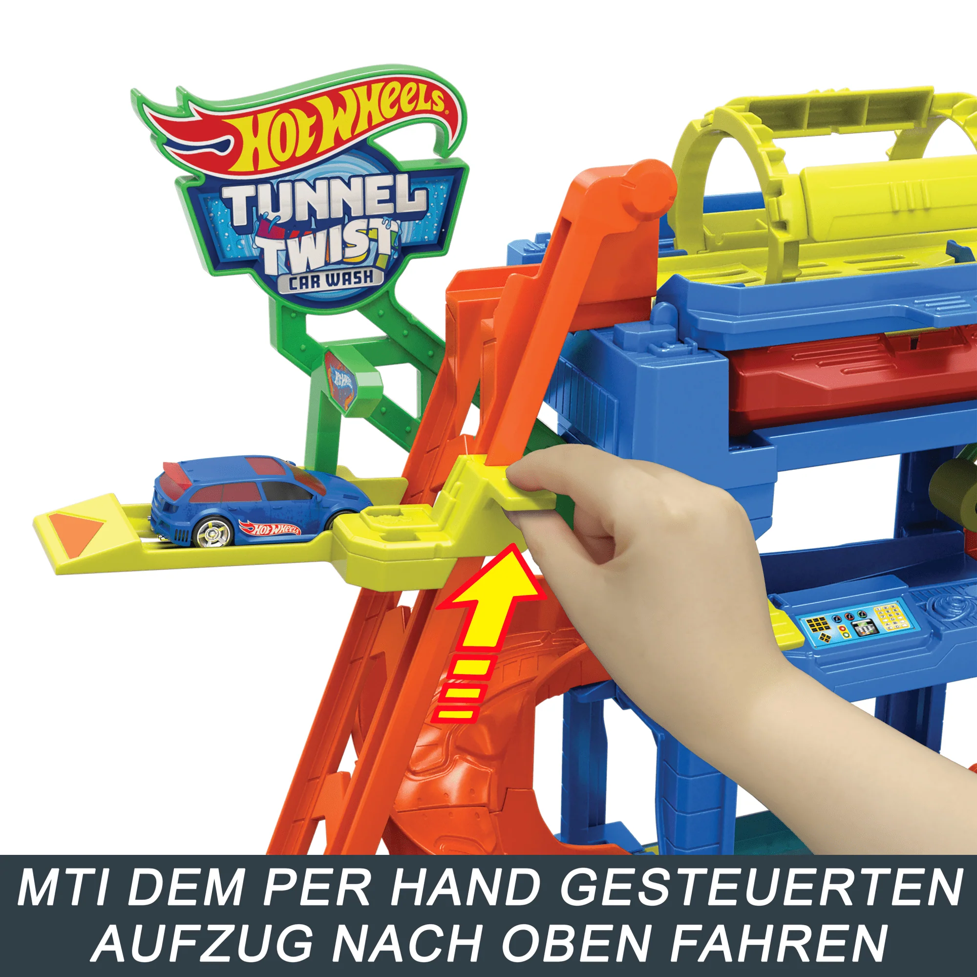 Hot Wheels City Ecl Tunnel Twist Car Wash - Image 3