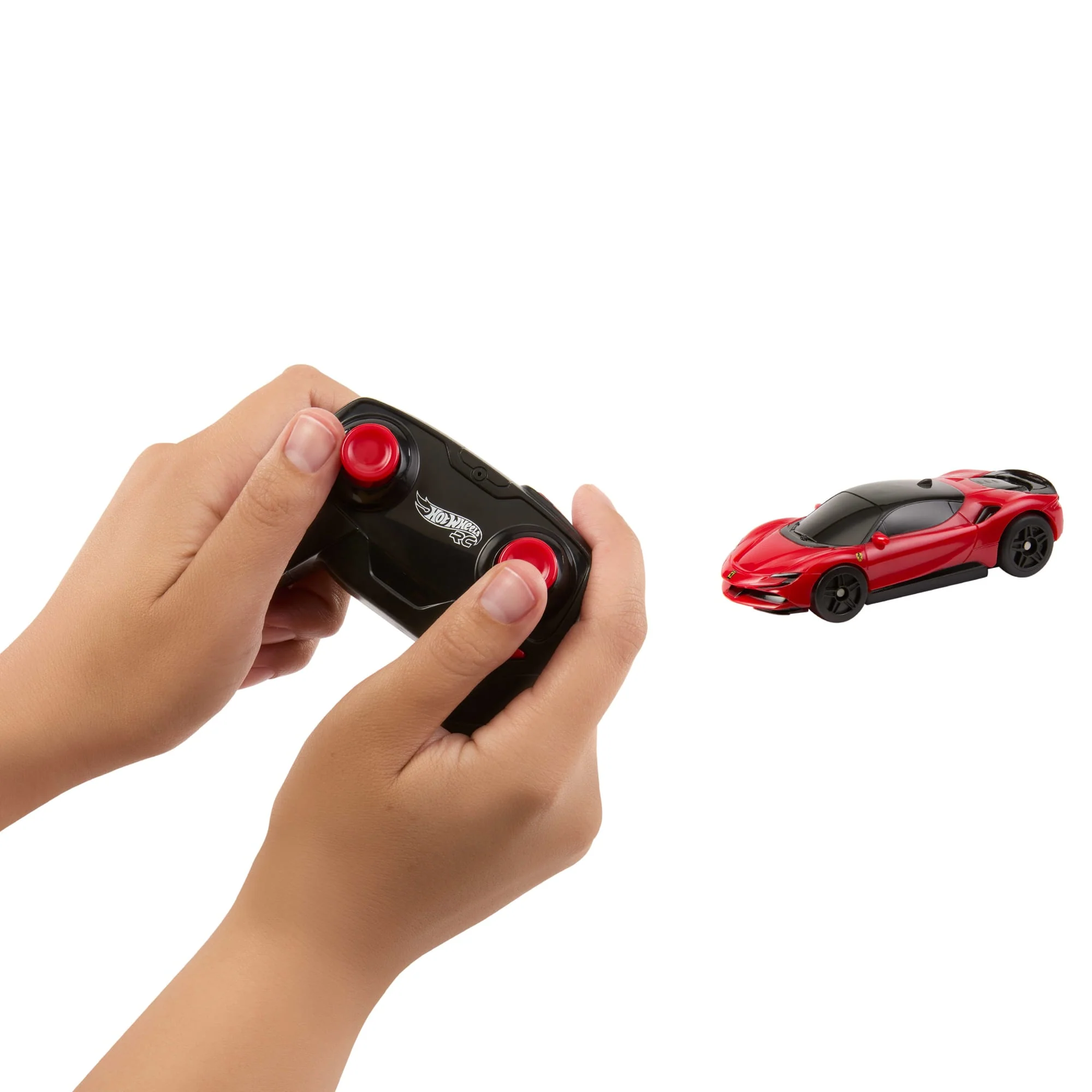 Hot Wheels RC Ferrari SF90 Stradale Assetto Fiorano Samochód zdalnie sterowany w skali 1:64 Zabawka 5+ - Image 5