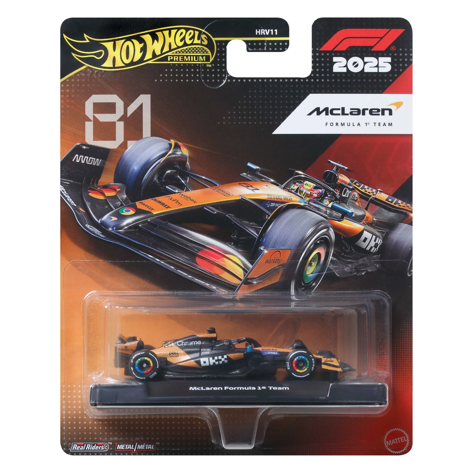 Hot Wheels Formel 1 Premium Die-Cast-Sammelspielzeug-Rennauto Im Maßstab 1:64 (Stile Können Abweichen.) - Image 6