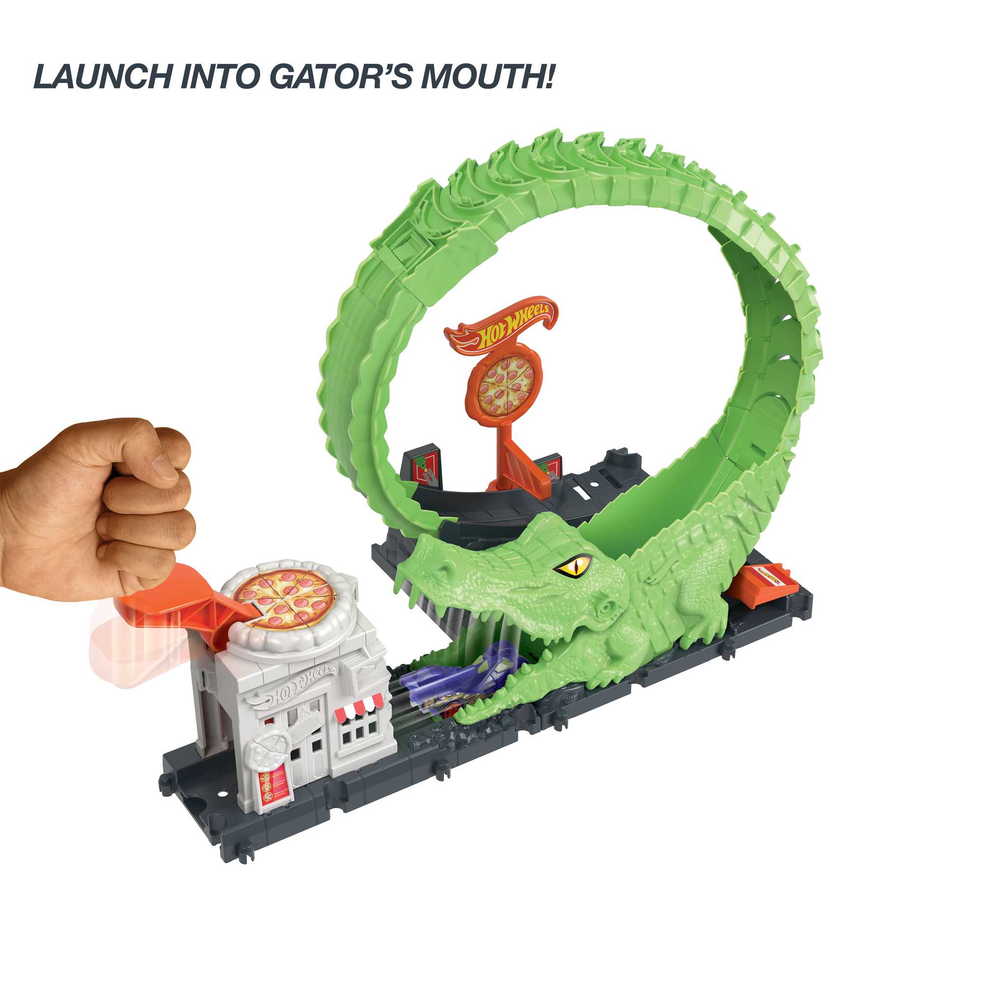 Hot Wheels Gator Loop Attack, Playset - Image 3