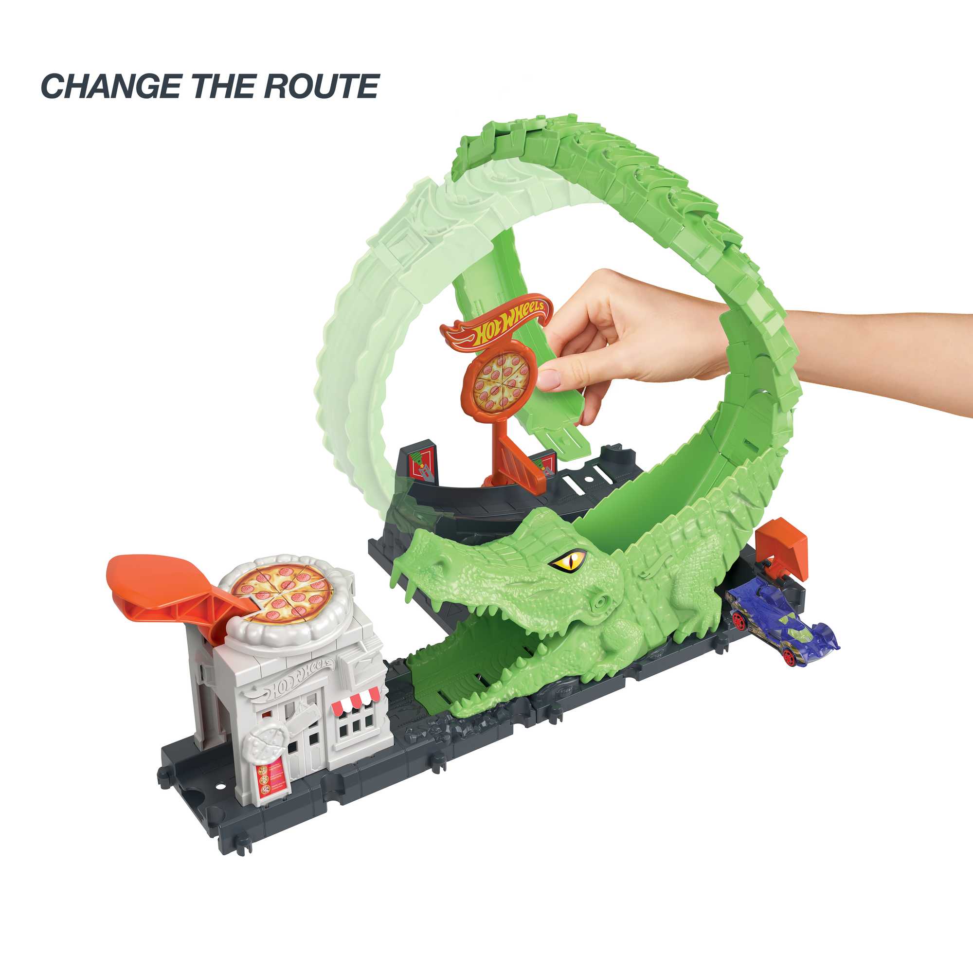 Hot Wheels Gator Loop Attack, Playset - Image 5