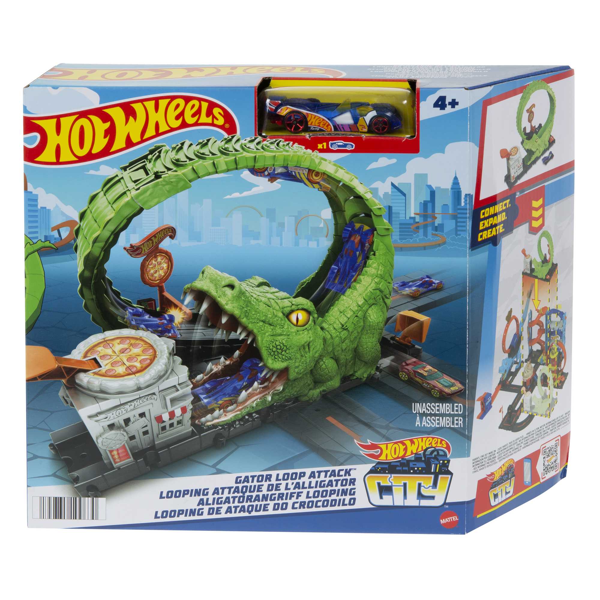 Hot Wheels Gator Loop Attack, Playset - Image 6