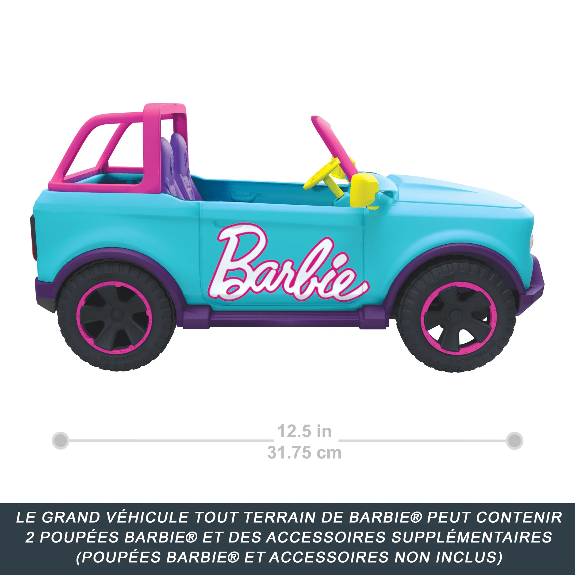 Hot Wheels-Grand Véhicule Tout-Terrain Barbie-Voiture Télécommandée - Image 3