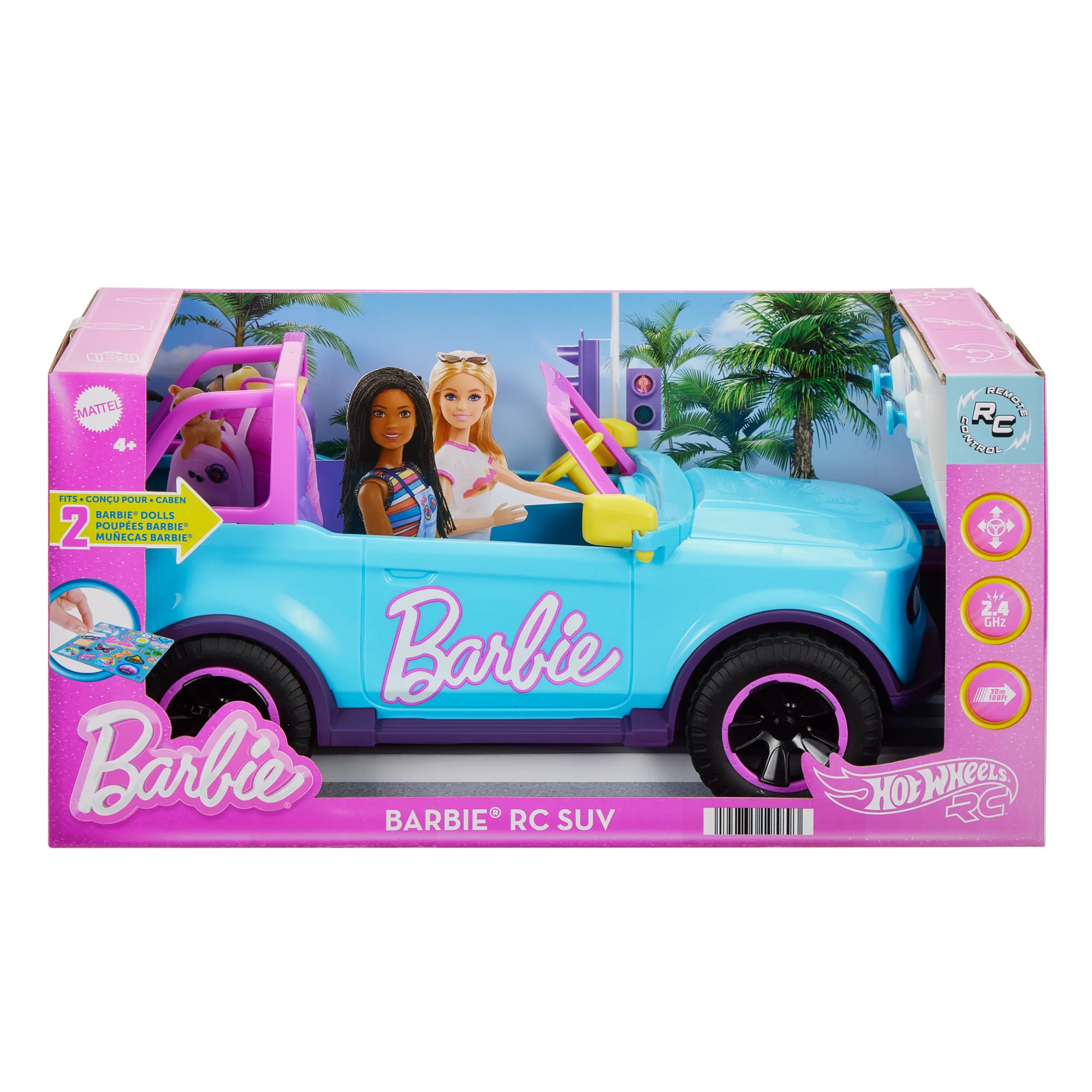 Hot Wheels-Grand Véhicule Tout-Terrain Barbie-Voiture Télécommandée - Image 6