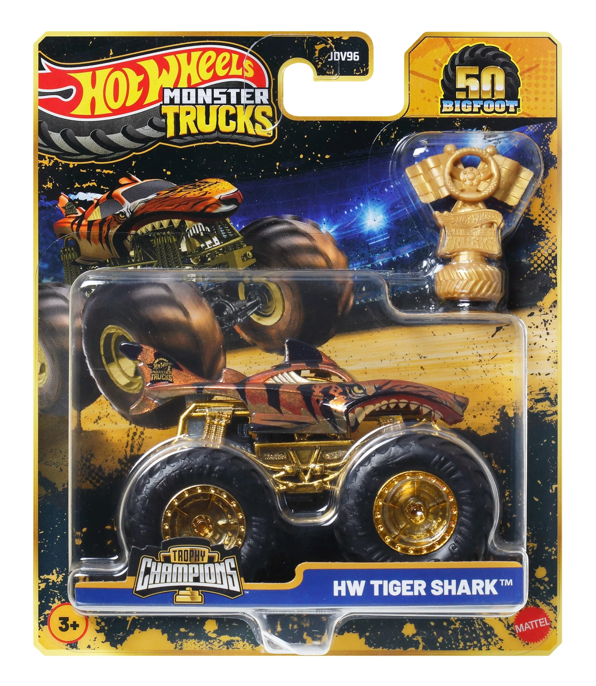 Hot Wheels-Le Champion Et Sa Coupe Monster Trucks-Coffrets - Image 3
