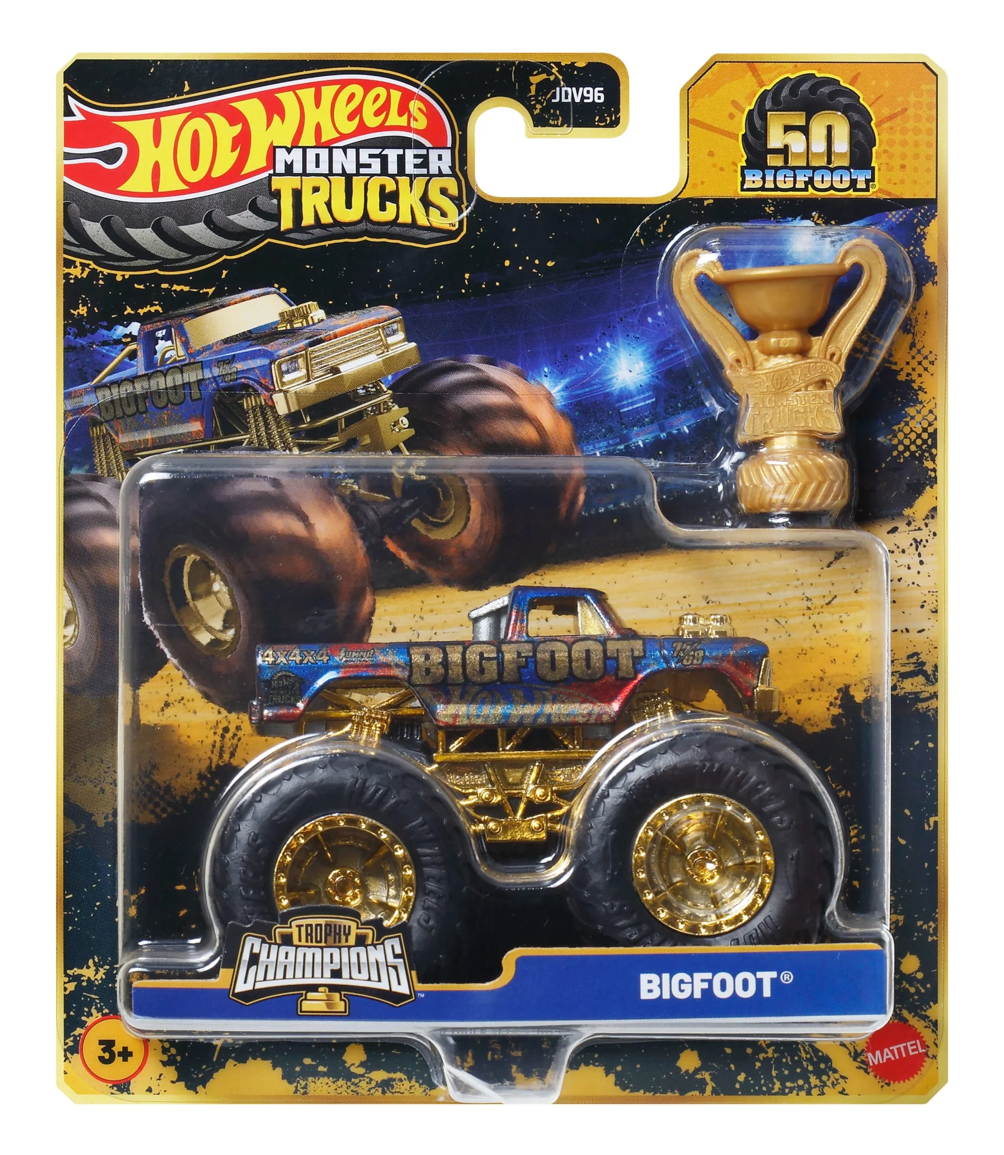 Hot Wheels-Le Champion Et Sa Coupe Monster Trucks-Coffrets - Image 4