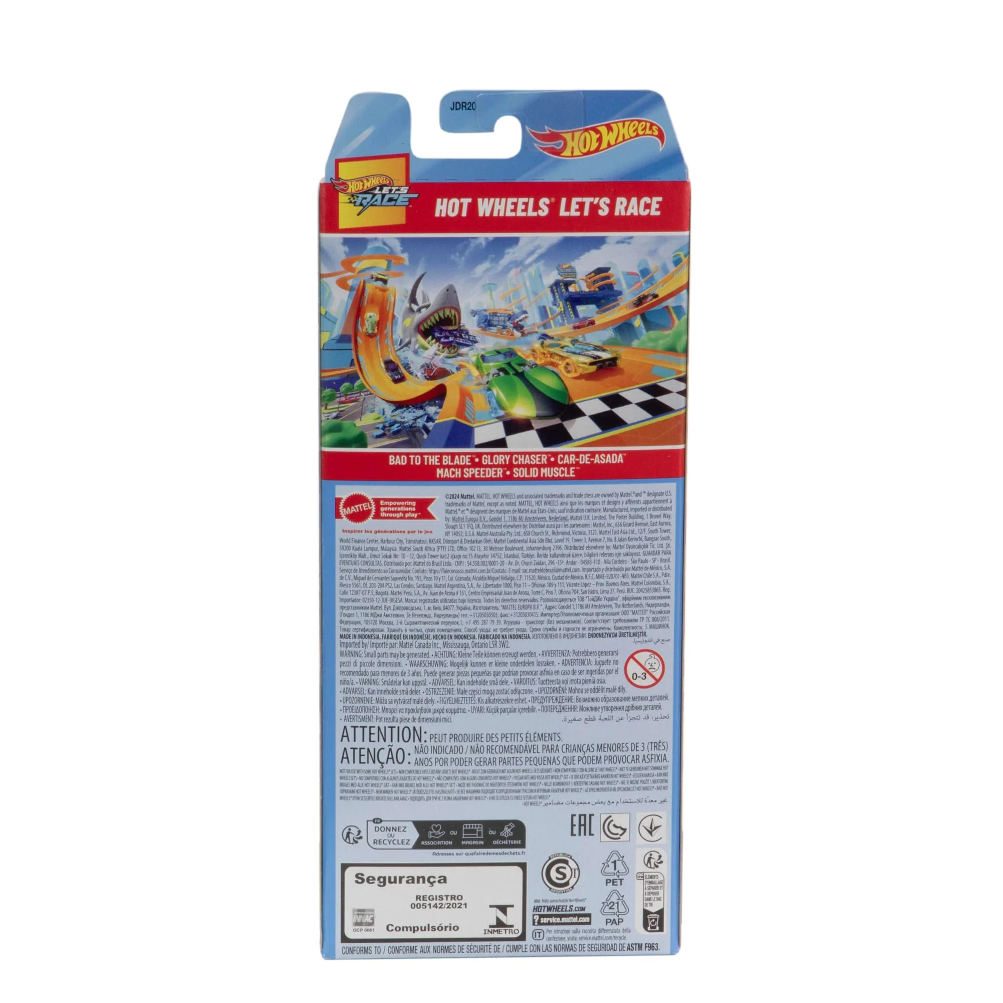 Hot Wheels Let's Race 5-Pack, Set Of 5 1:64 Scale Die-Cast Toy Race Cars From The Netflix Series - Image 2