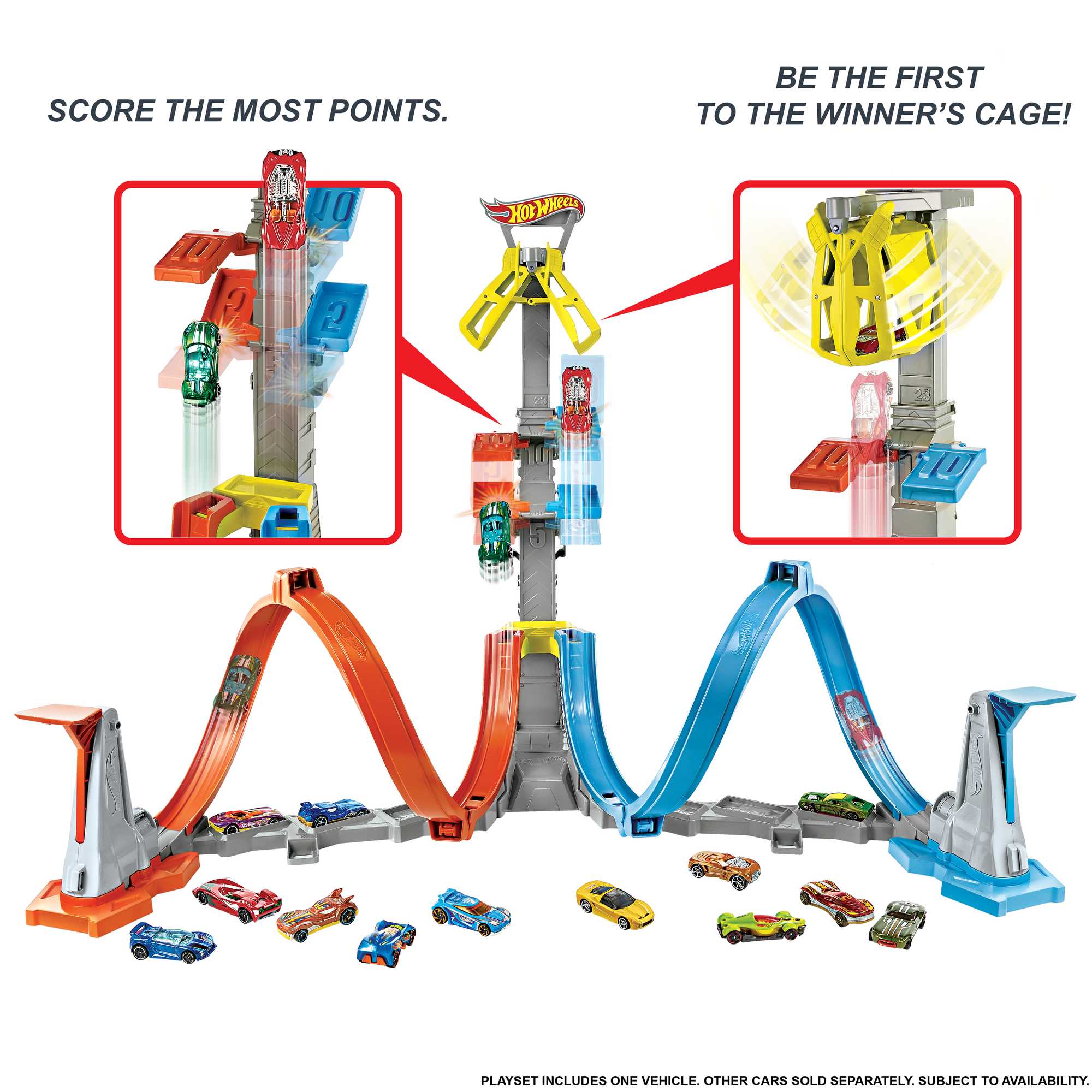 Hot Wheels Loop & Launch Track Set - Image 3