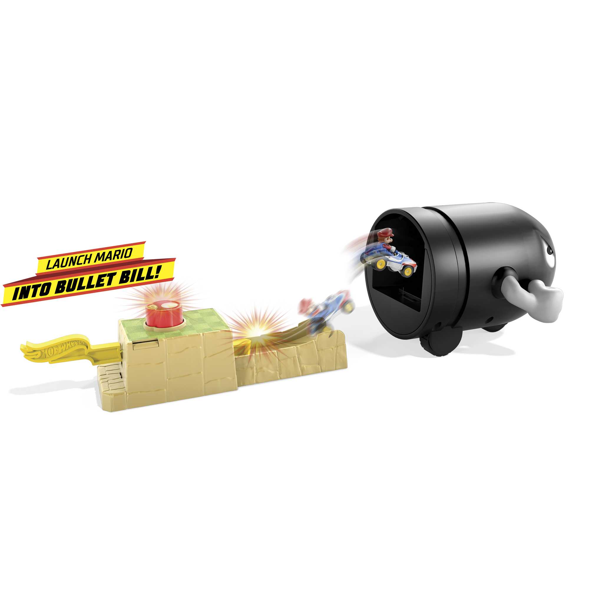 Hot Wheels Mario Kart Bullet Bill Playset - Image 3