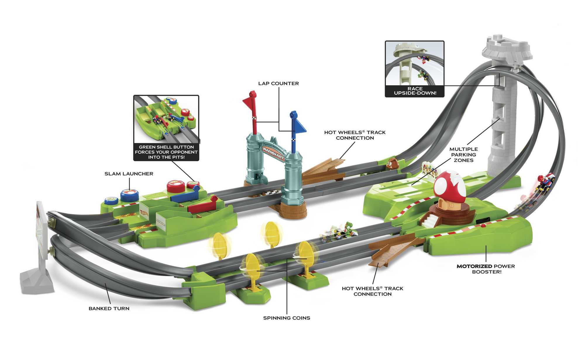 Hot Wheels Mario Kart Circuit Track Set - Image 4