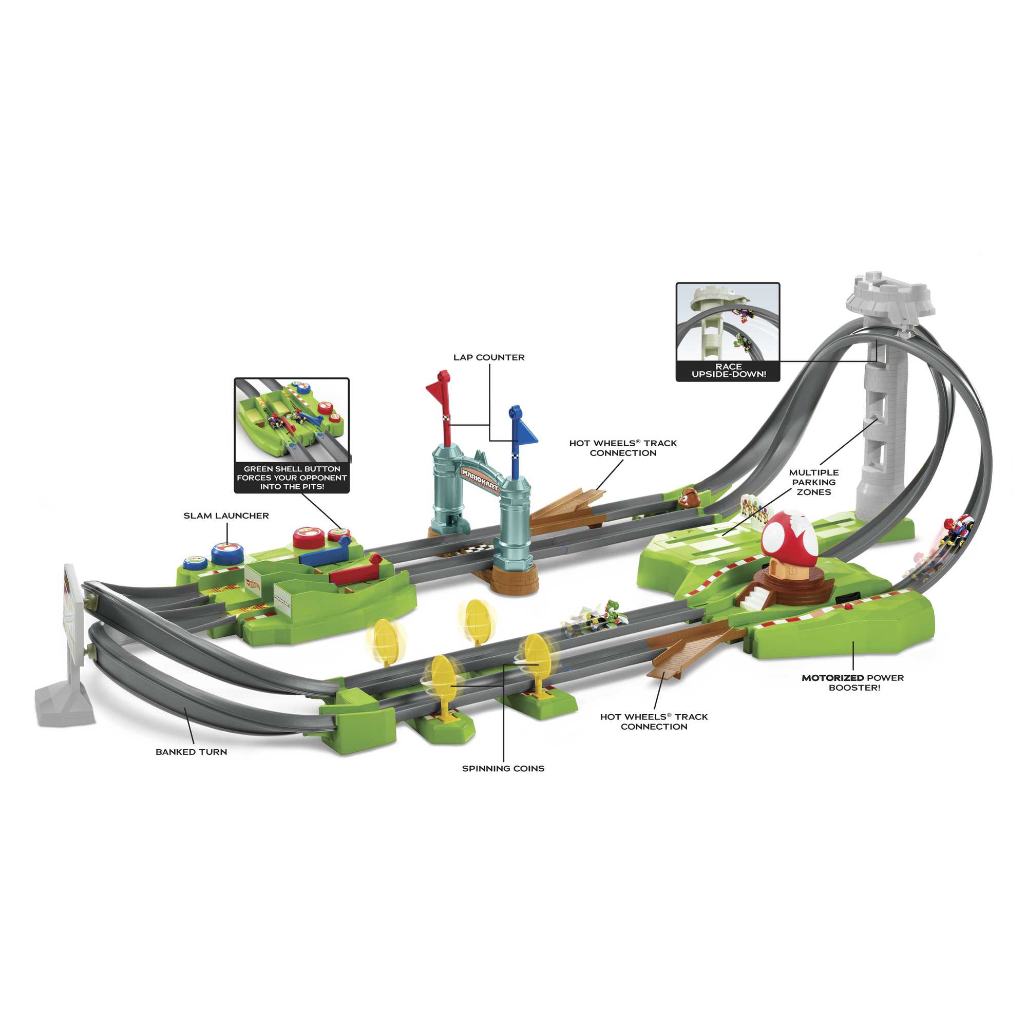 Hot Wheels Mario Kart Circuit Track Set - Image 6