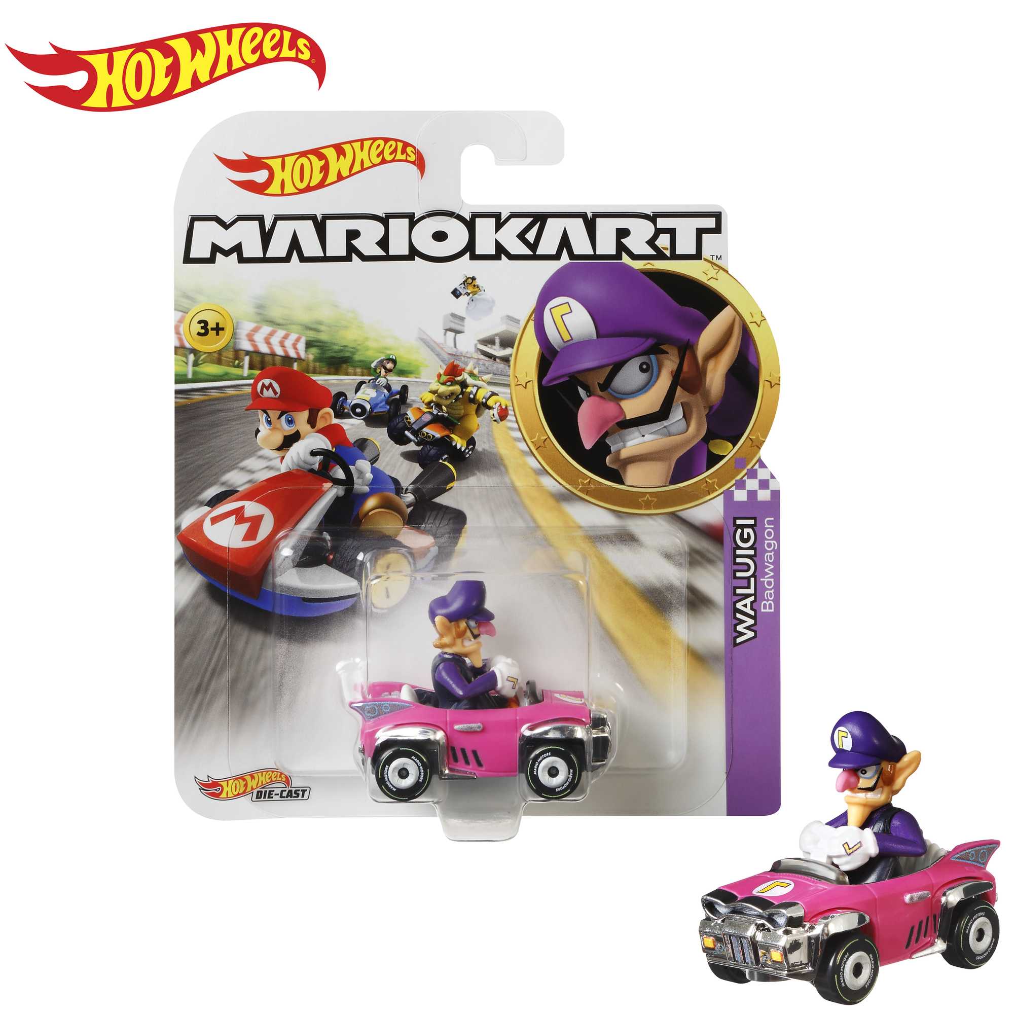 Hot Wheels Mario Kart Assortiment Metalen Replica'S - Image 7