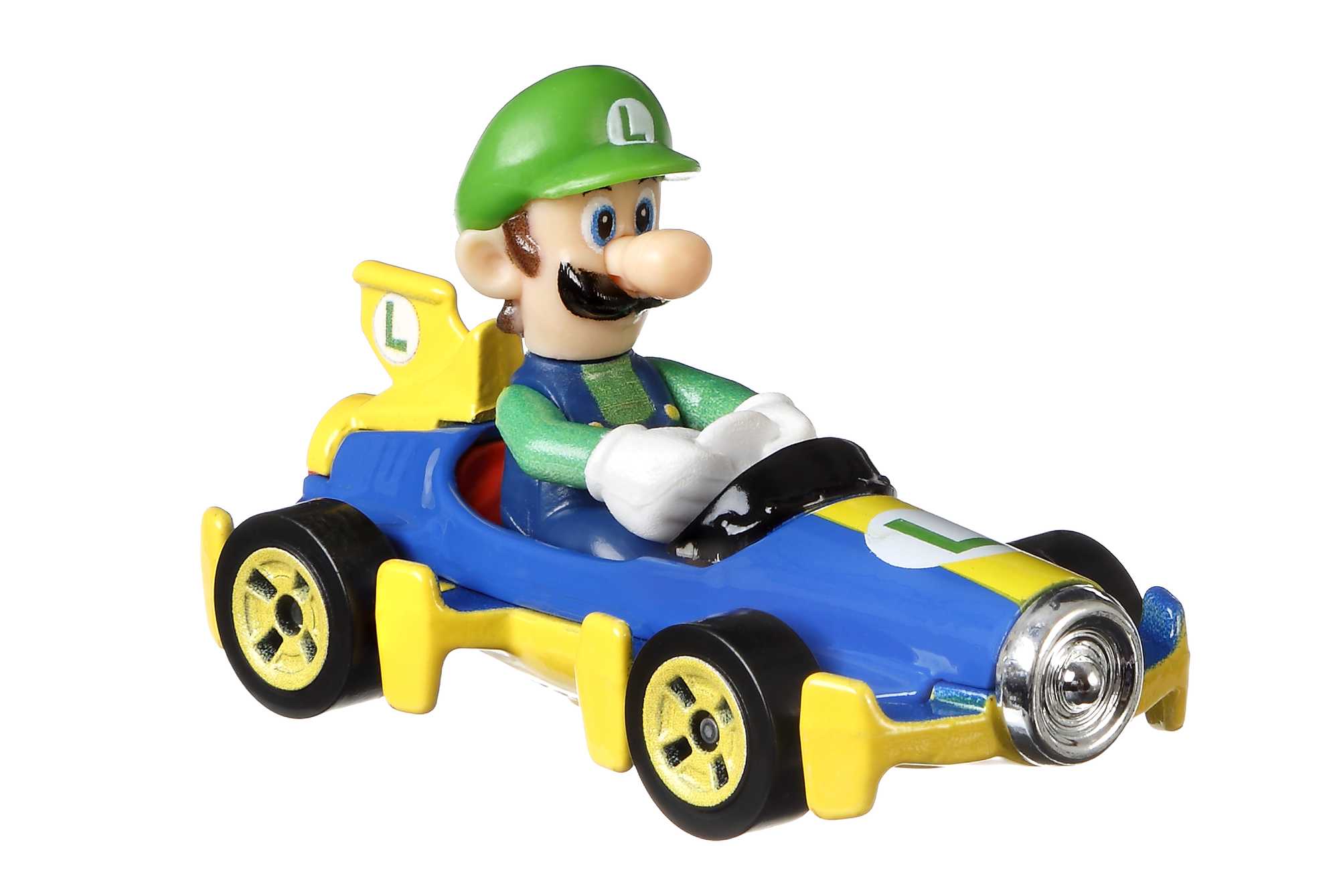 Hot Wheels Mario Kart Luigi, Mach 8 Vehicle - Image 3
