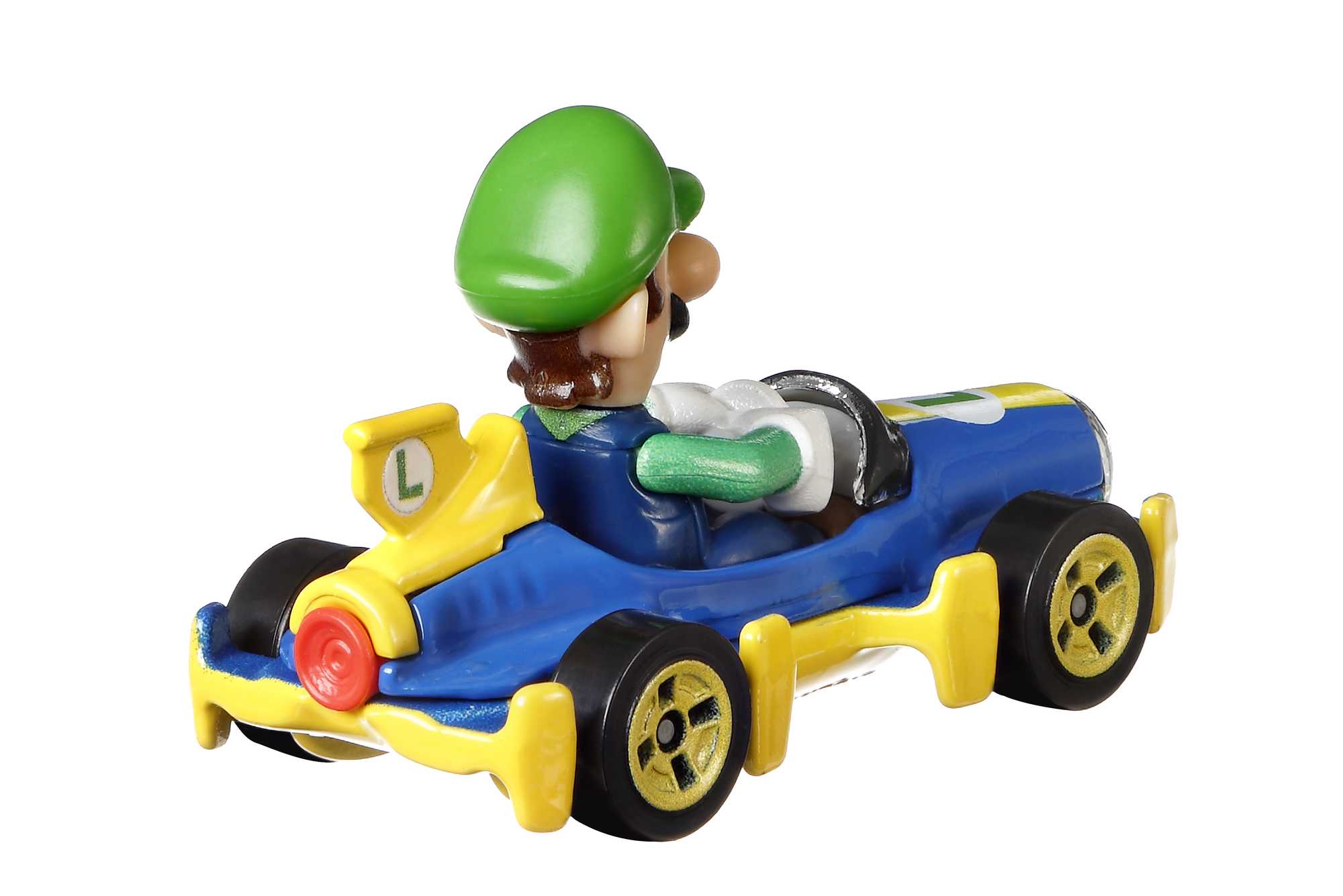 Hot Wheels Mario Kart Luigi, Mach 8 Vehicle - Image 4