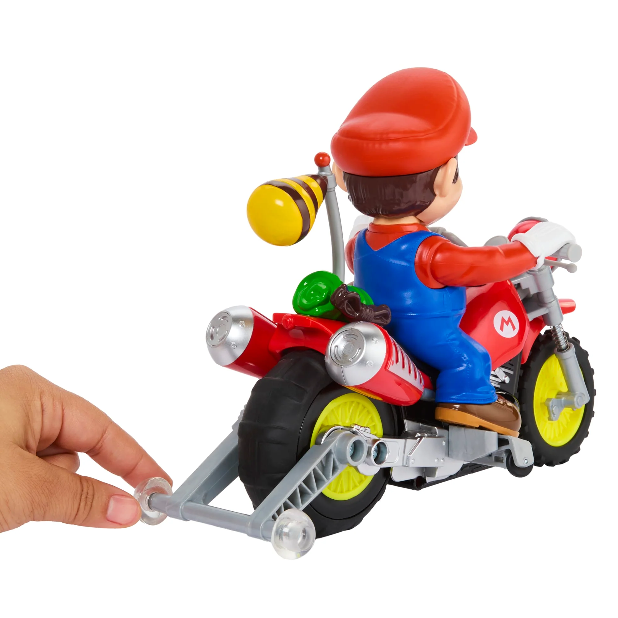 Hot Wheels Mario Kart Moto De Mario Teledirigida Para Hacer Caballitos, Vehículo Teledirigido Con Batería - Image 6