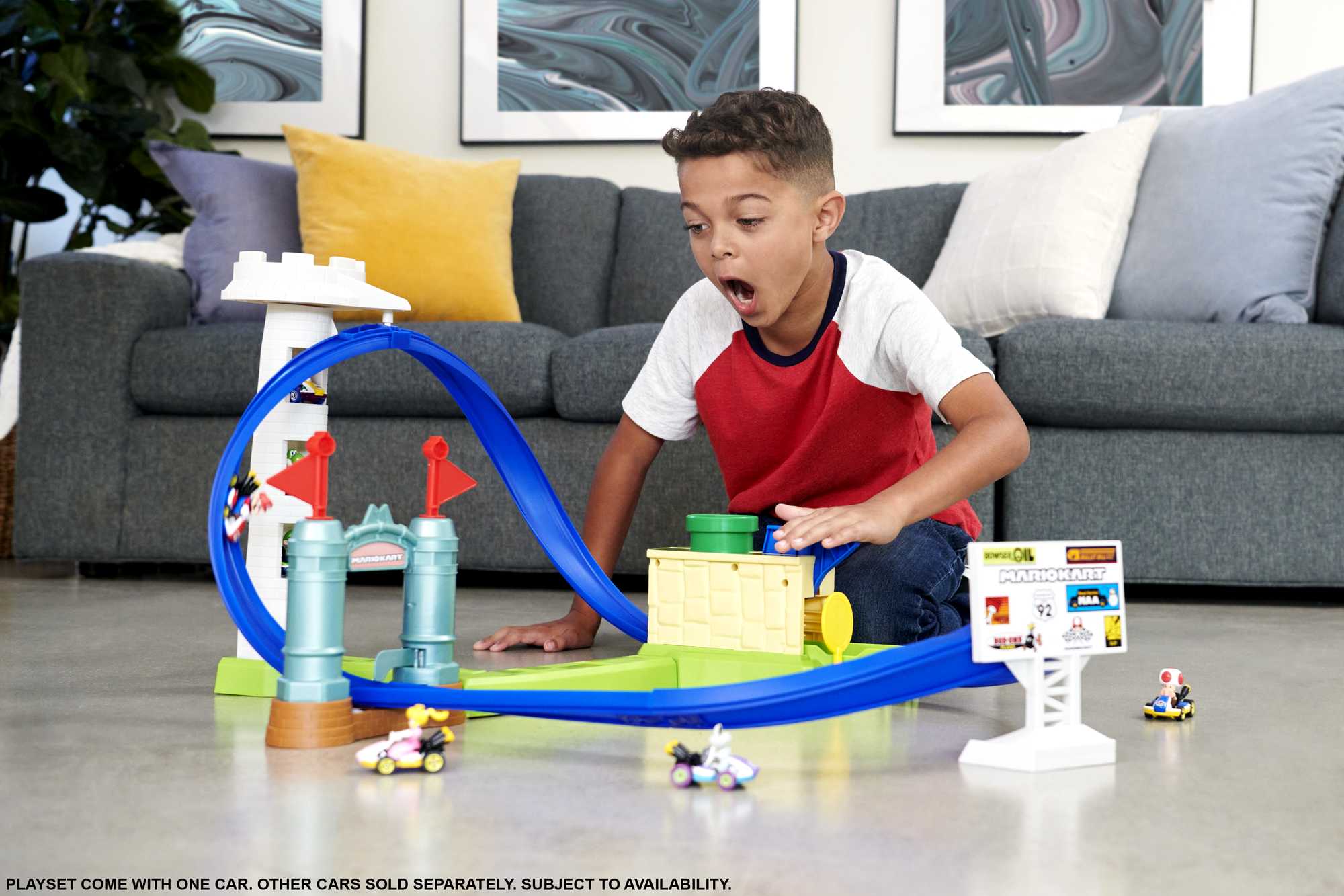 Hot Wheels Mariokart Circuit Slam Track Set - Image 2