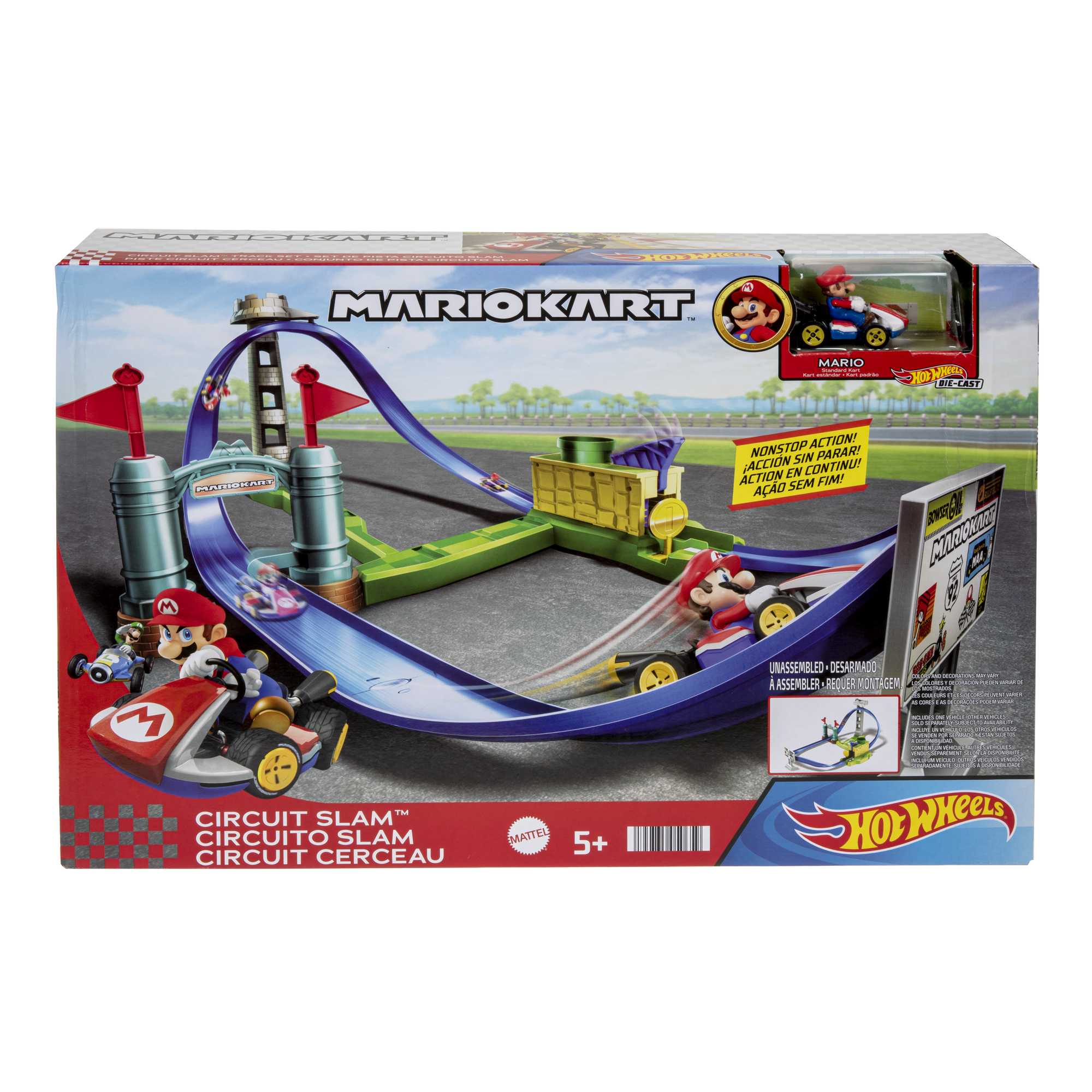Hot Wheels Mariokart Circuit Slam Track Set - Image 6