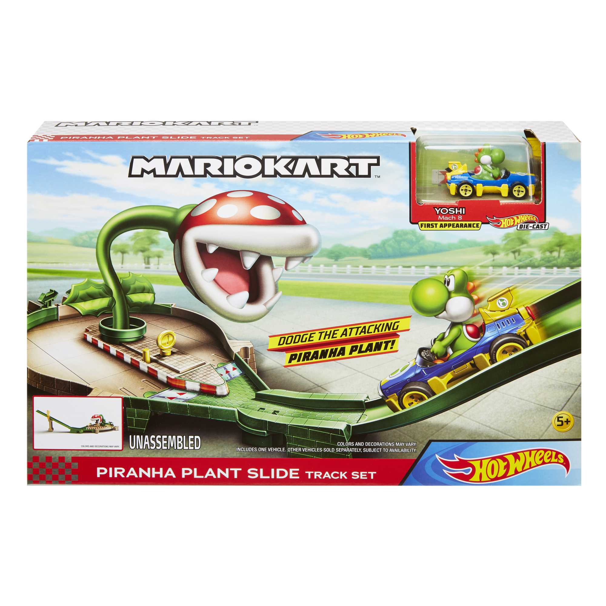 Hot Wheels Mariokart Piranha Plant Slide Track Set - Image 6