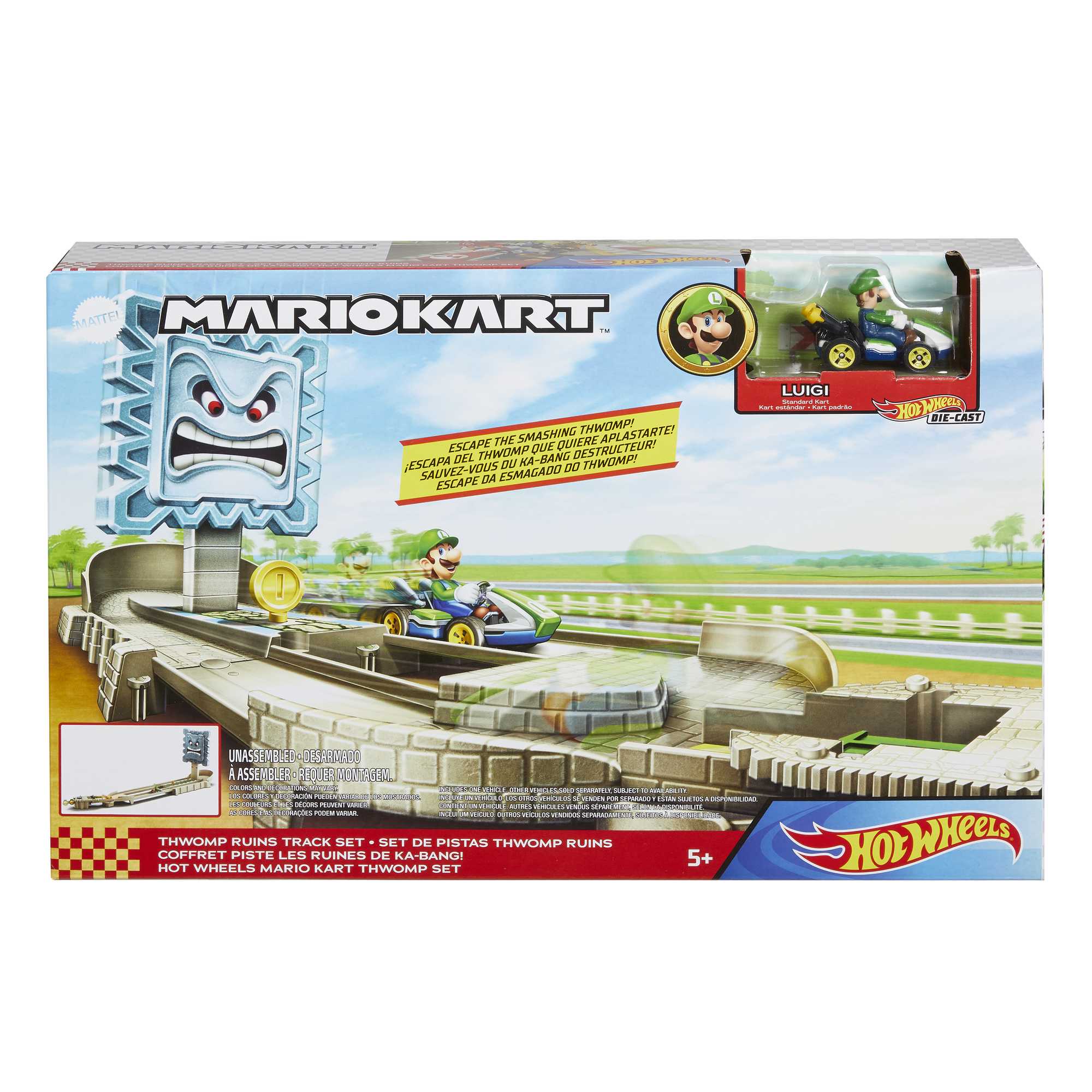 Hot Wheels Mariokart Thwomp Ruins Track Set - Image 6