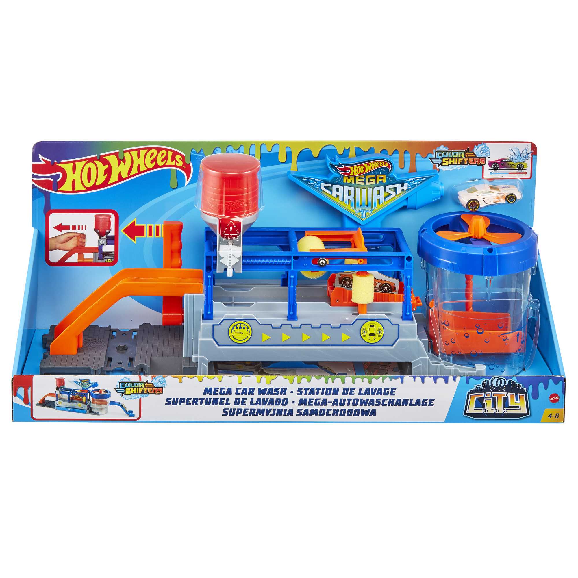Hot Wheels Mega Car Wash Playset - Image 6