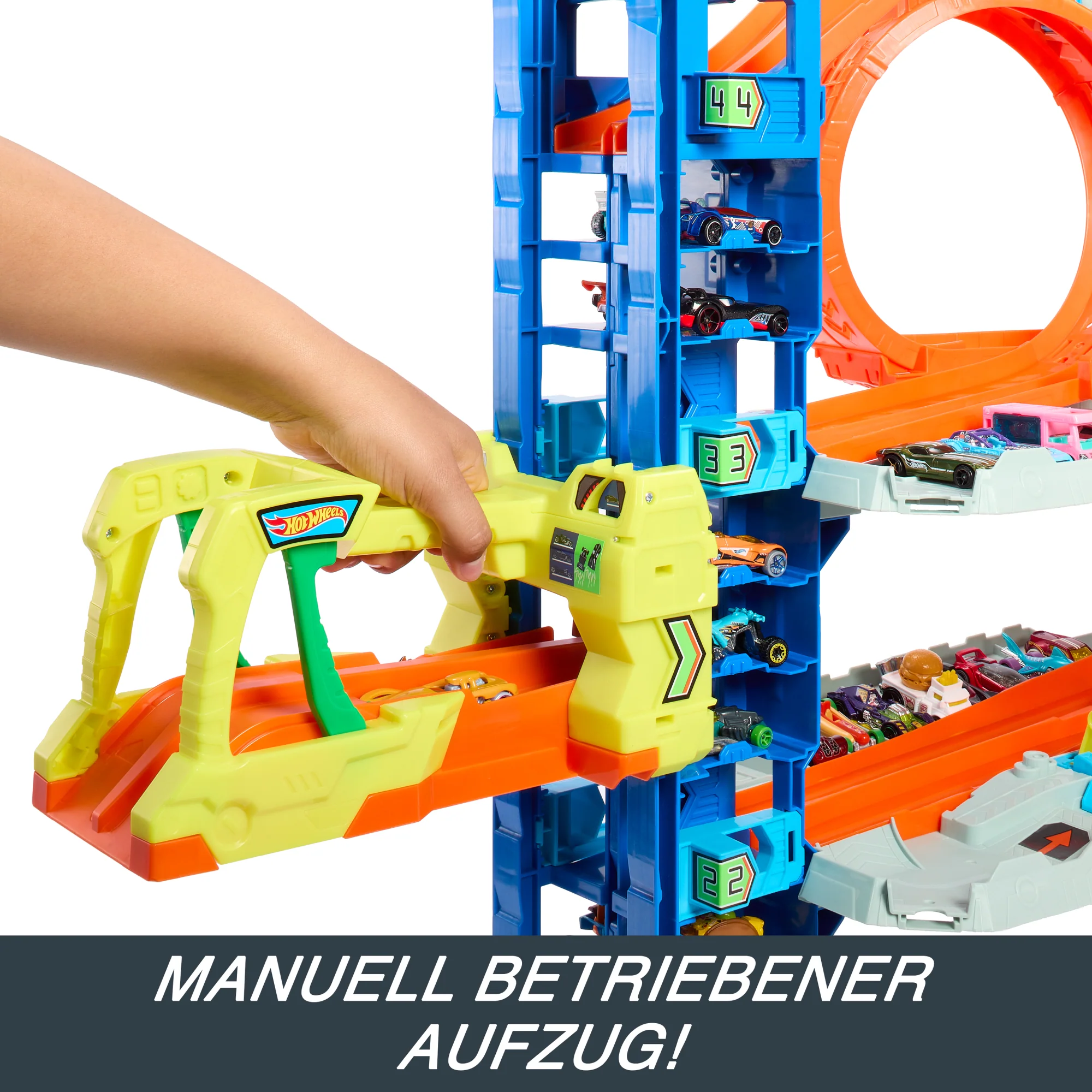 Hot Wheels Ultimative Garage Spielset Mit 2 Die-Cast-Autos, Spielzeugaufbewahrung Für Mehr Als 50 Autos - Image 4