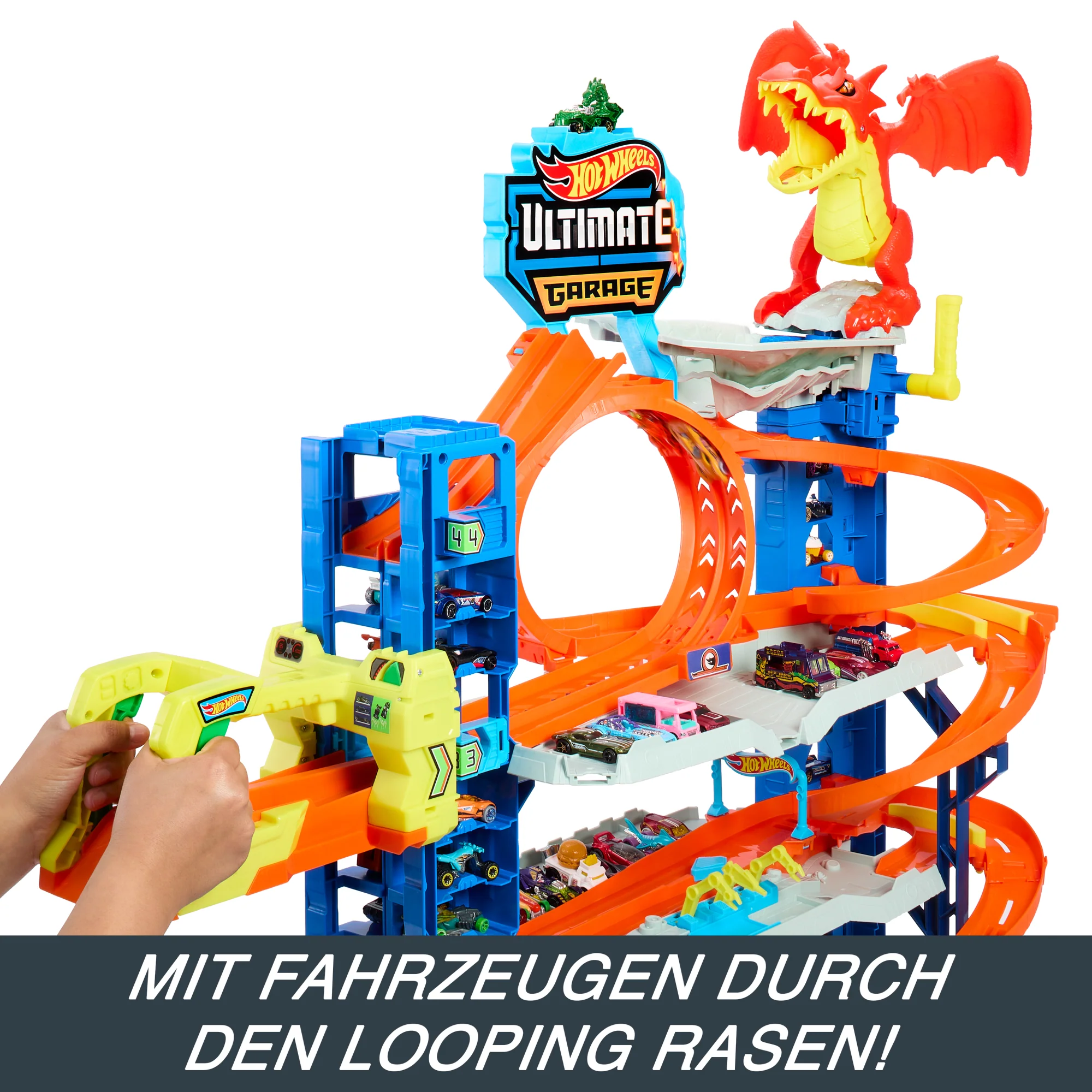 Hot Wheels Ultimative Garage Spielset Mit 2 Die-Cast-Autos, Spielzeugaufbewahrung Für Mehr Als 50 Autos - Image 5