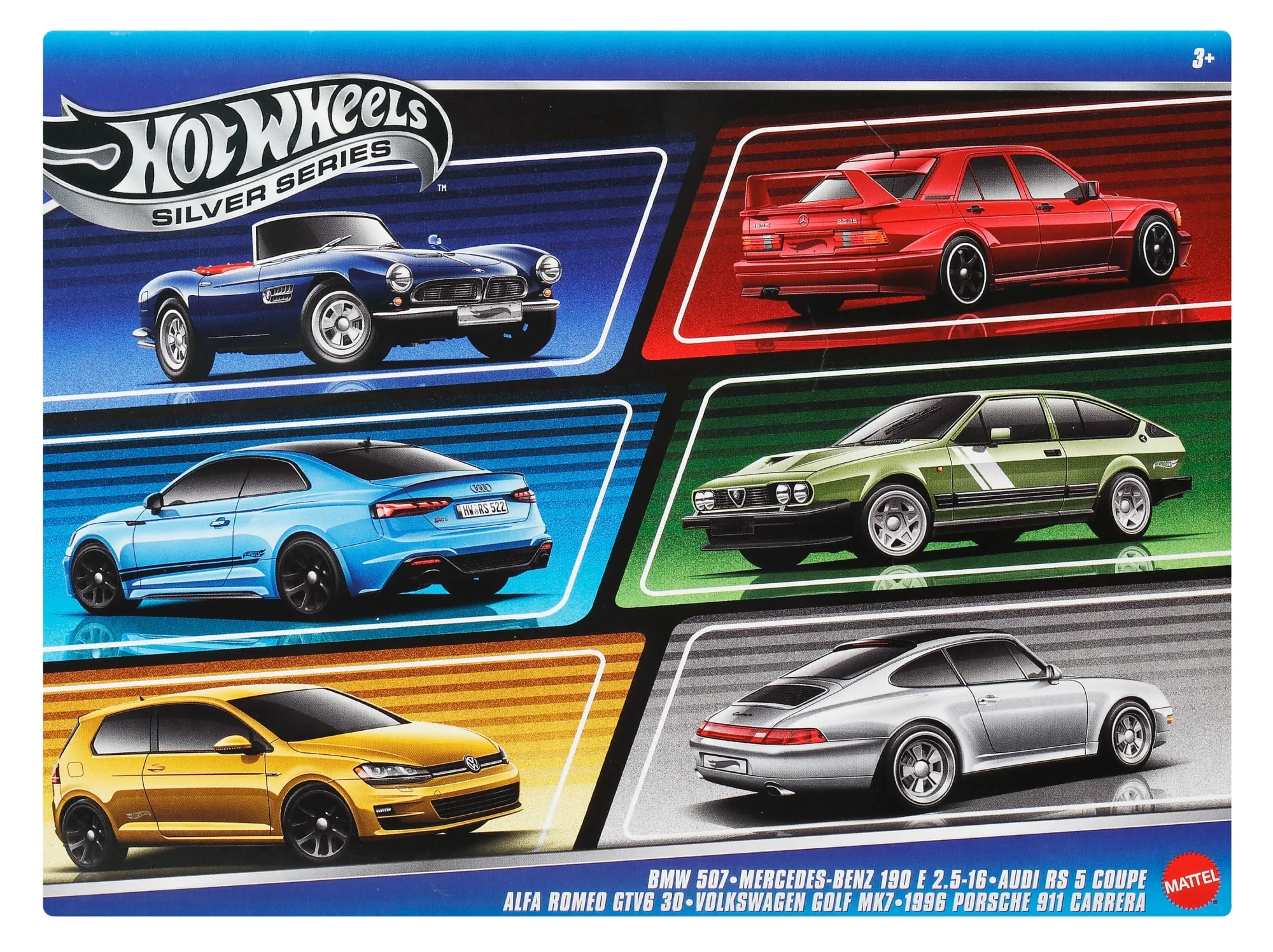 Hot Wheels 1:64 Ölçekli Metal Oyuncak Arabalar, 6'Lı Euro Style Seti (Stiller Çeşitlilik Gösterebilir) - Image 2