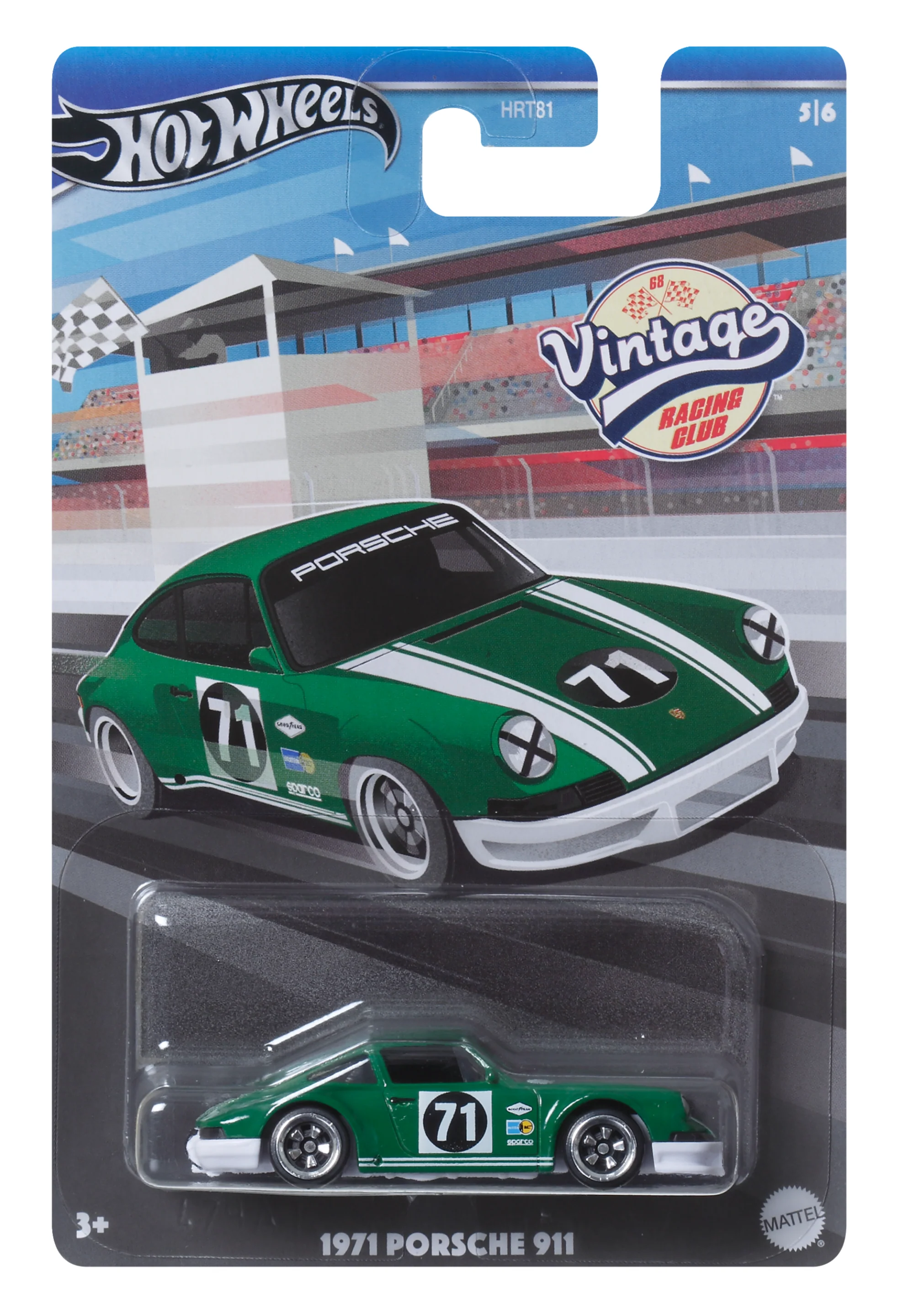 Hot Wheels Metalen Vintage Raceclub Auto Op Een Schaal Van 1:64 (Stijlen Kunnen Variëren) - Image 2