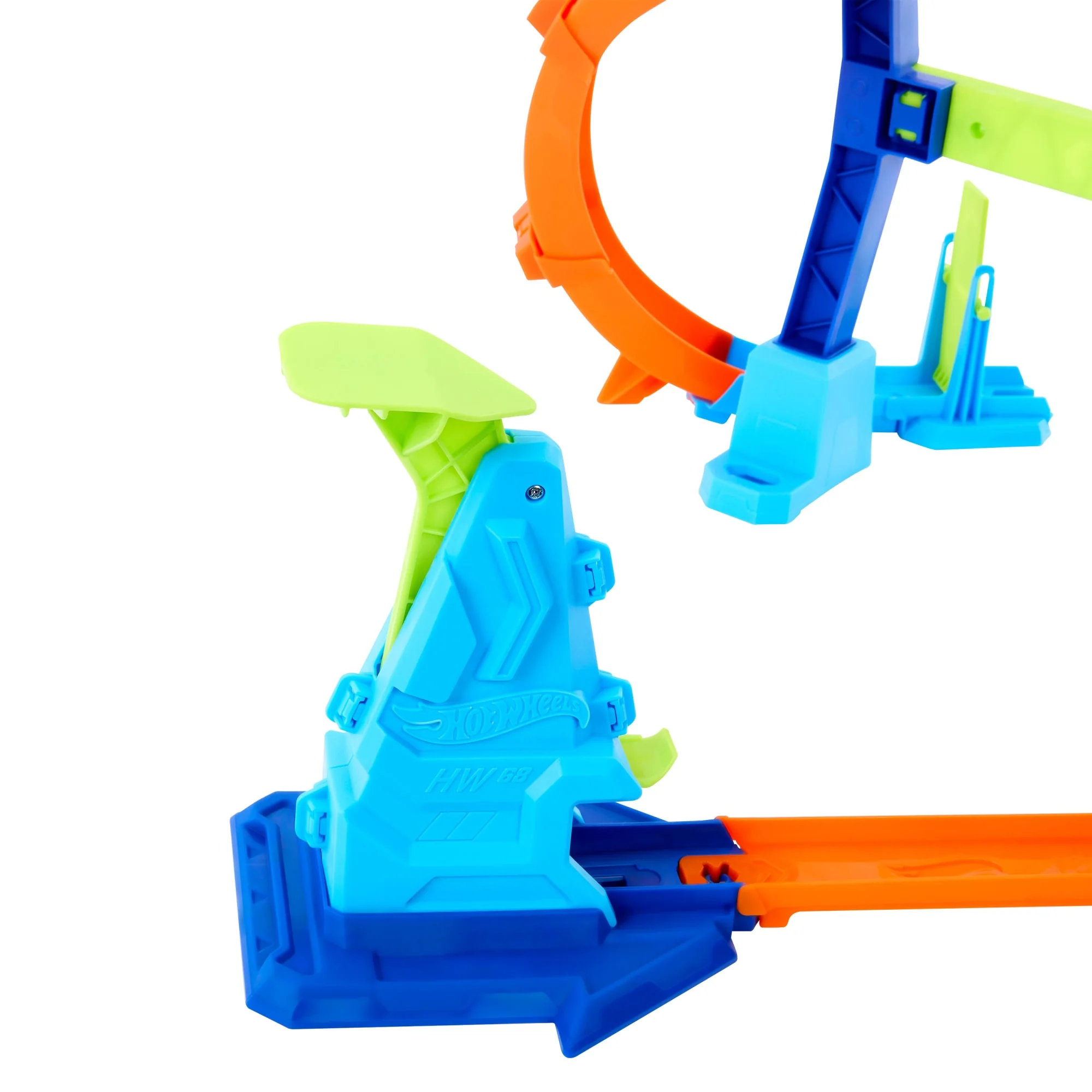 Hot Wheels Mistrzowski skok na pętli Tor wyścigowy + samochód w skali 1:64 Zestaw Zabawka 4+ - Image 3
