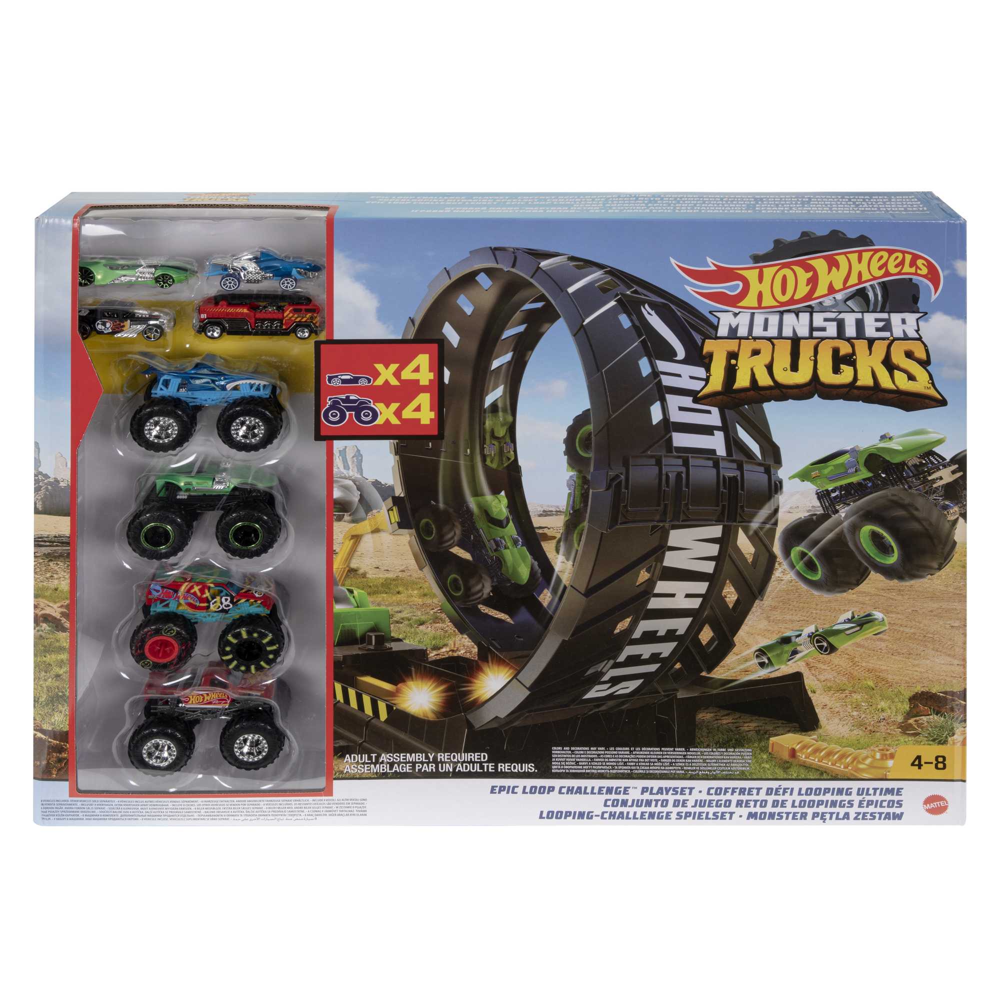 Hot Wheels Monster Truck  Epic Loop Challenge Playset - Image 6