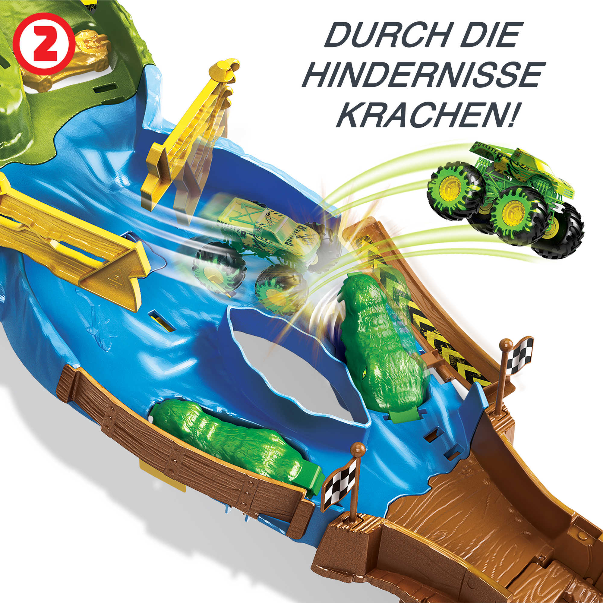 Hot Wheels Monster Truck Rennstrecke Spielset - Image 4