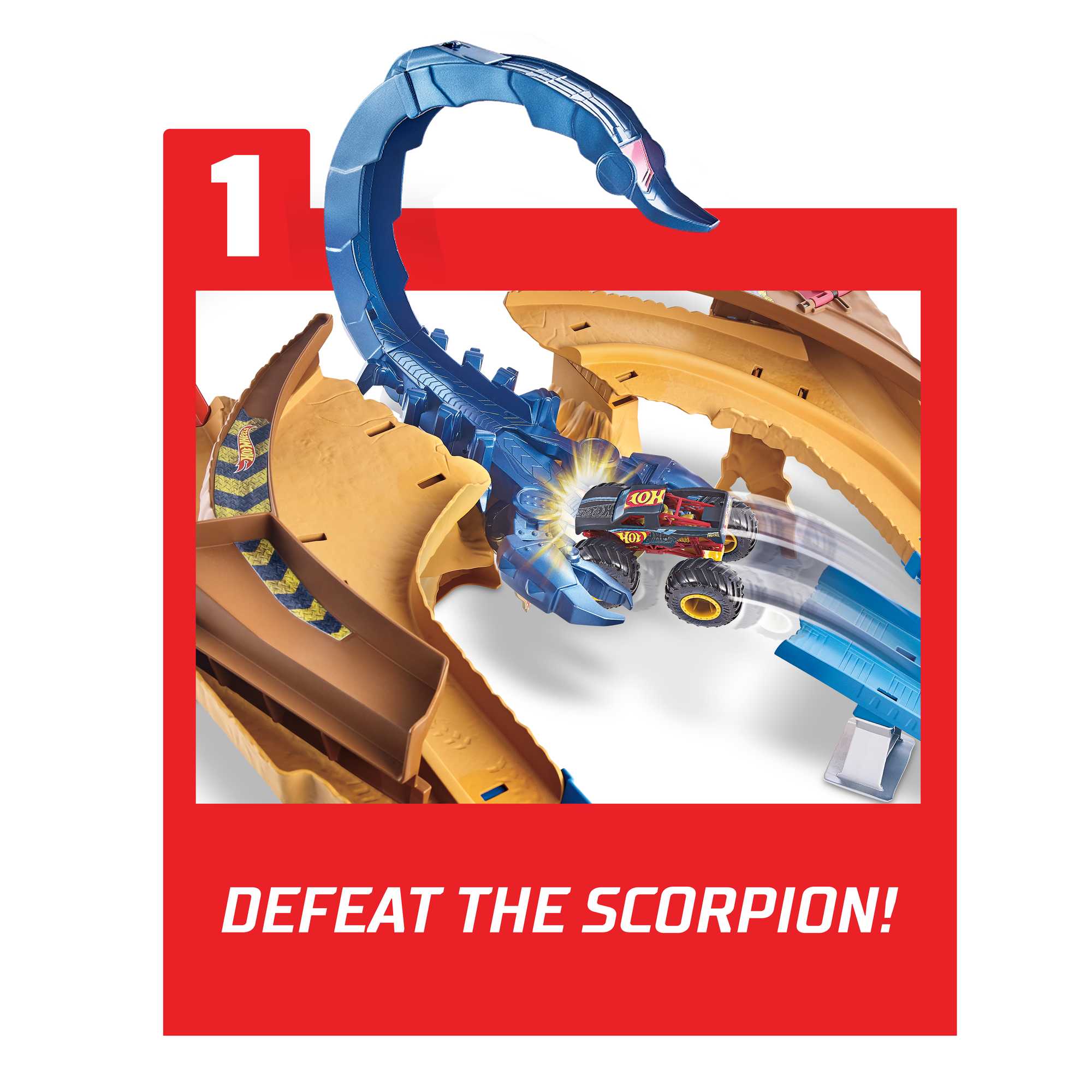 Hot Wheels Monster Truck Scorpion Sting Raceway - Image 3