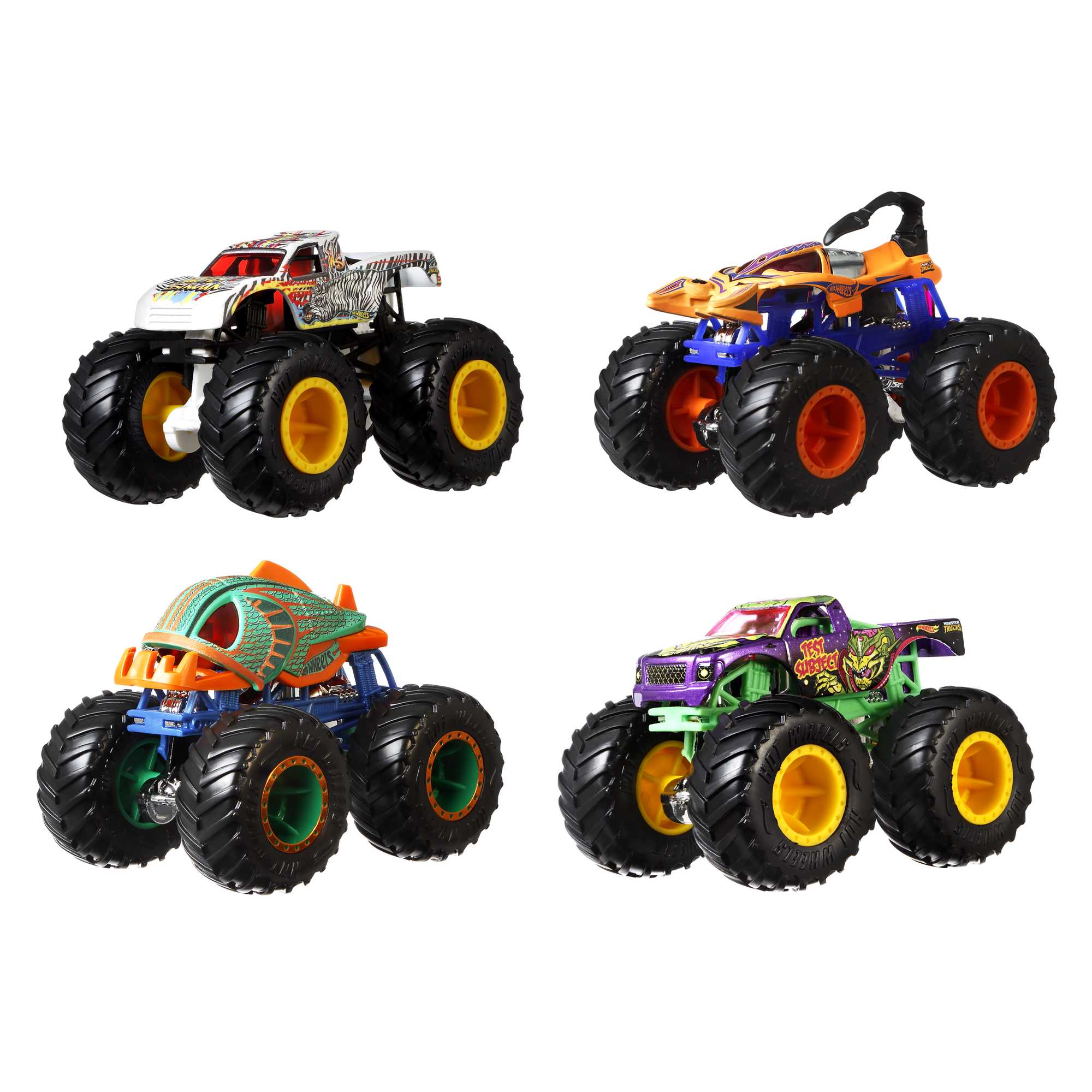 Hot Wheels Monster Trucks 4-Pack Assortment - Image 2