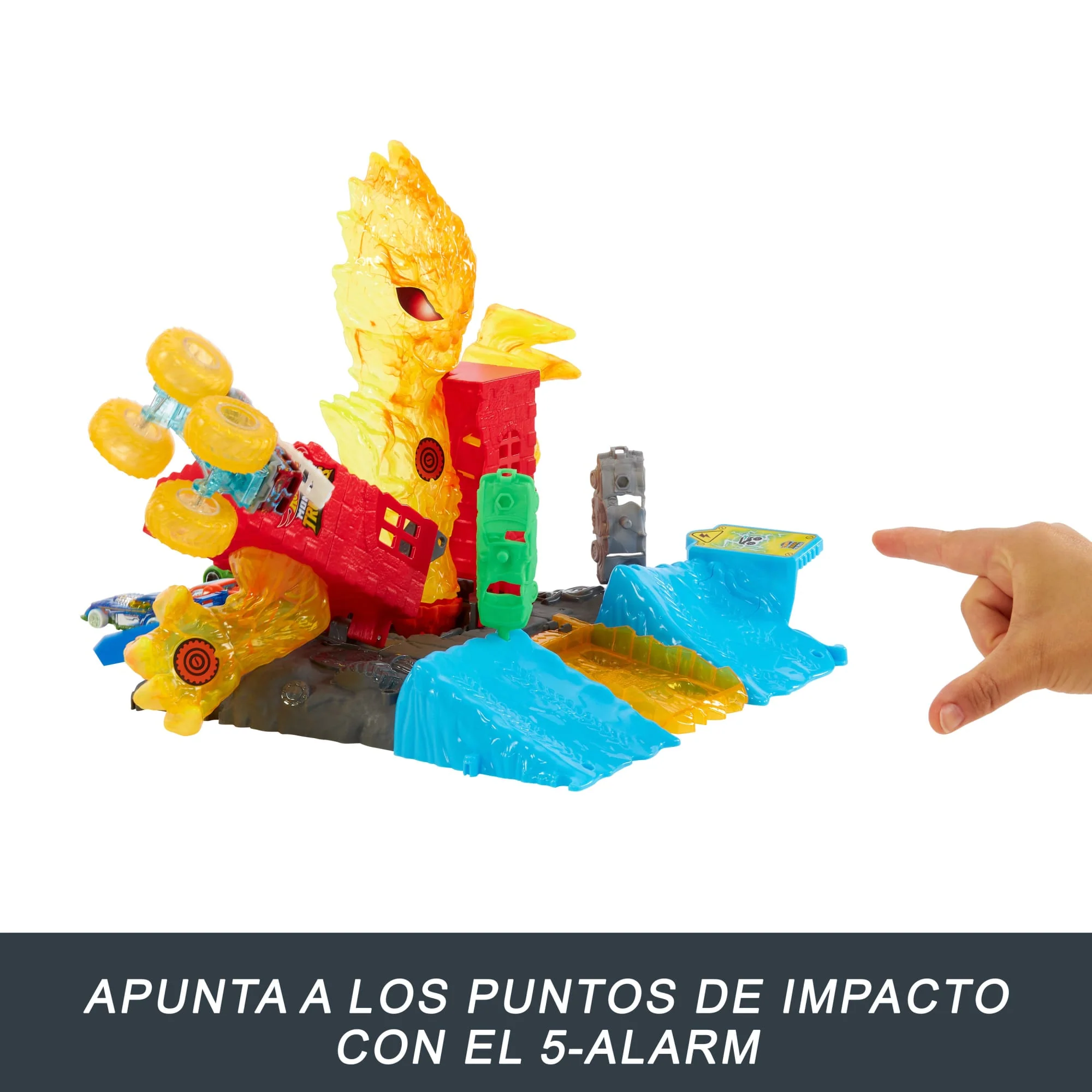 Conjunto De Juego De Semifinales Arena Smashers De Monster Trucks De Hot Wheels - Image 2